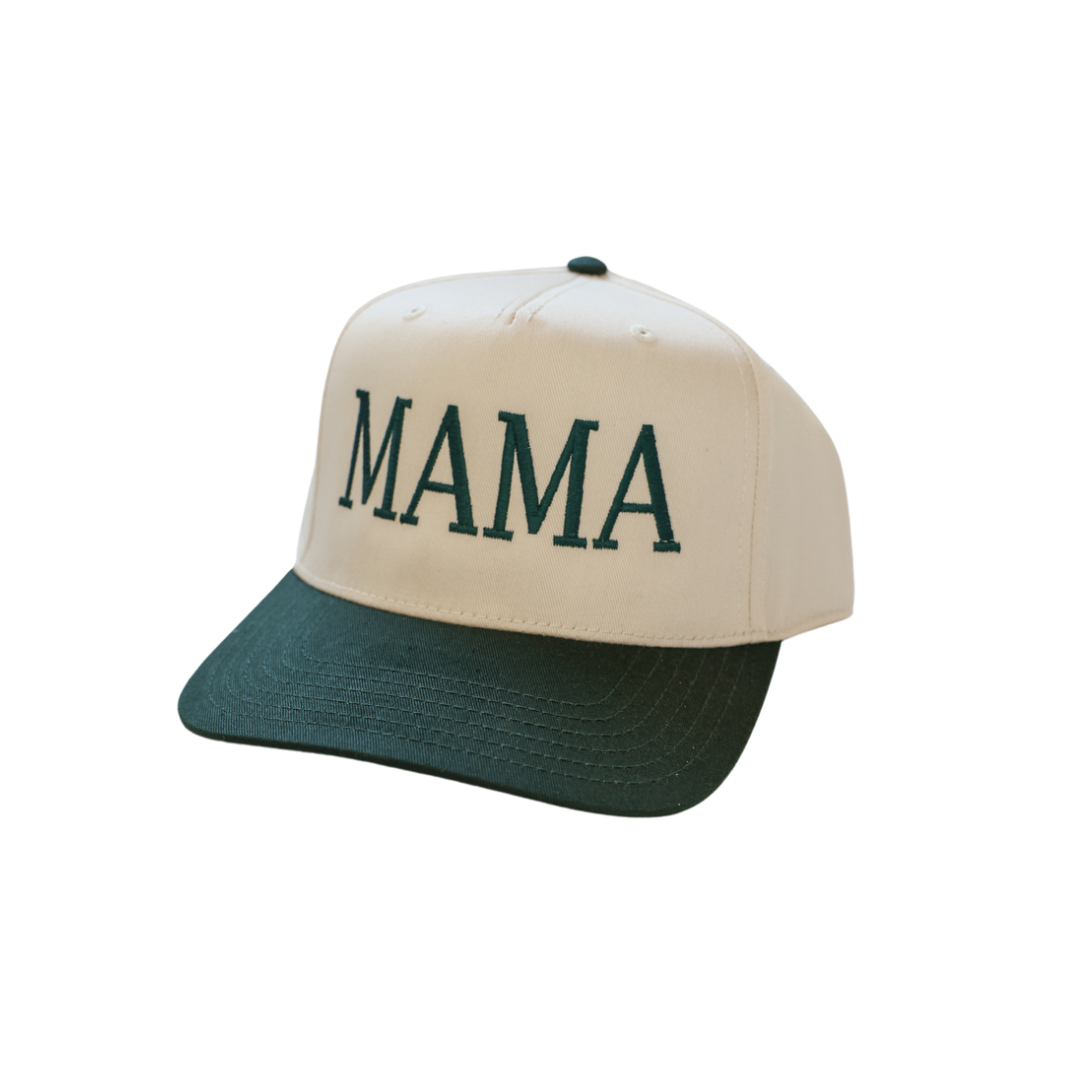 Mama Snapback // Green & Khaki