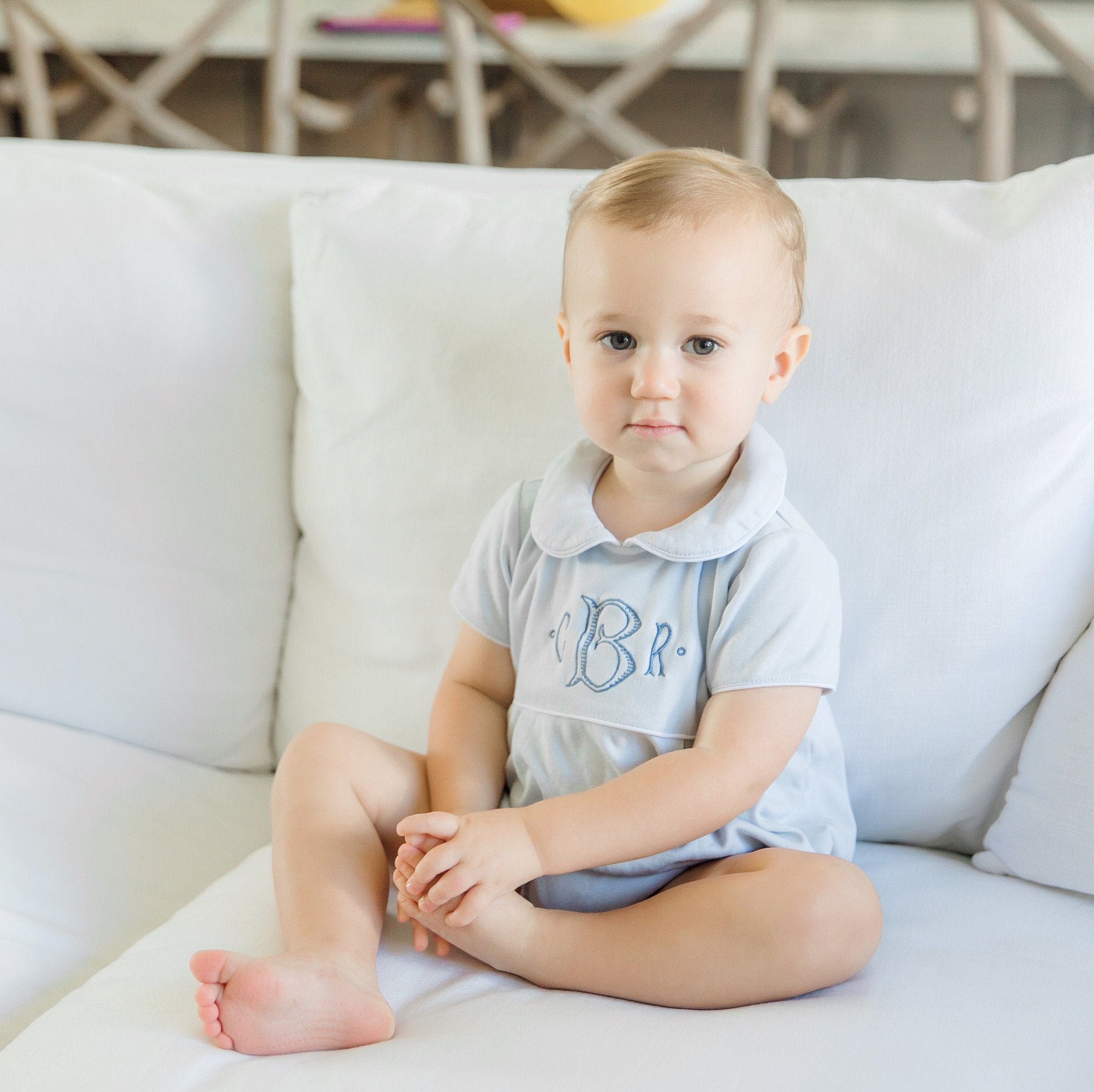 Palmer Boys' Pima Cotton Bubble - Navy