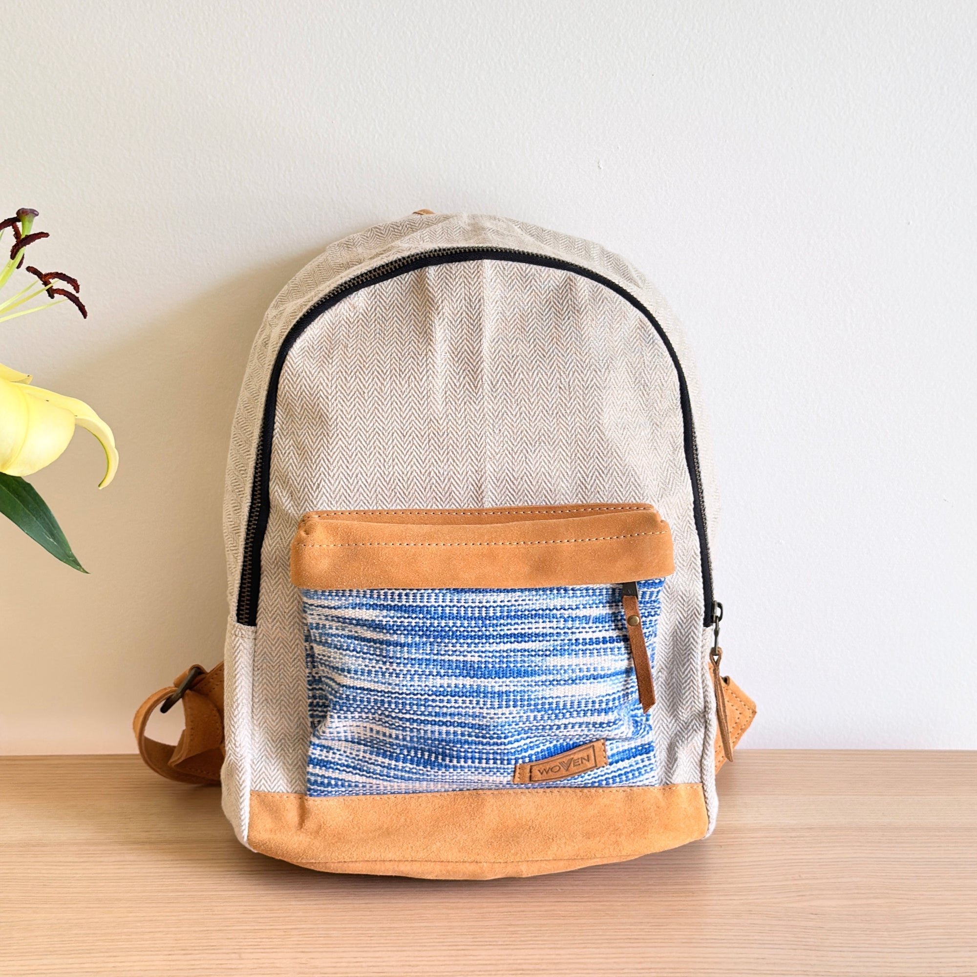 Woven 14" Laptop Backpack - Wave