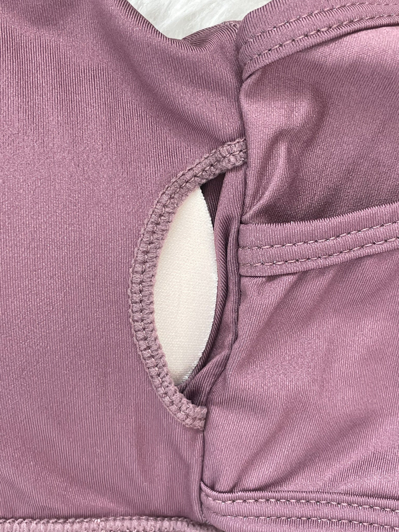 Capucine 2 - High Neck High Support Nursing & Hands Free Pumping Sports Bra (lavender Smoke)