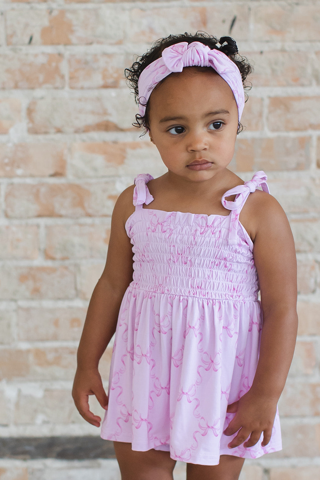 Emeryn - Smocked Diaper Dress Set