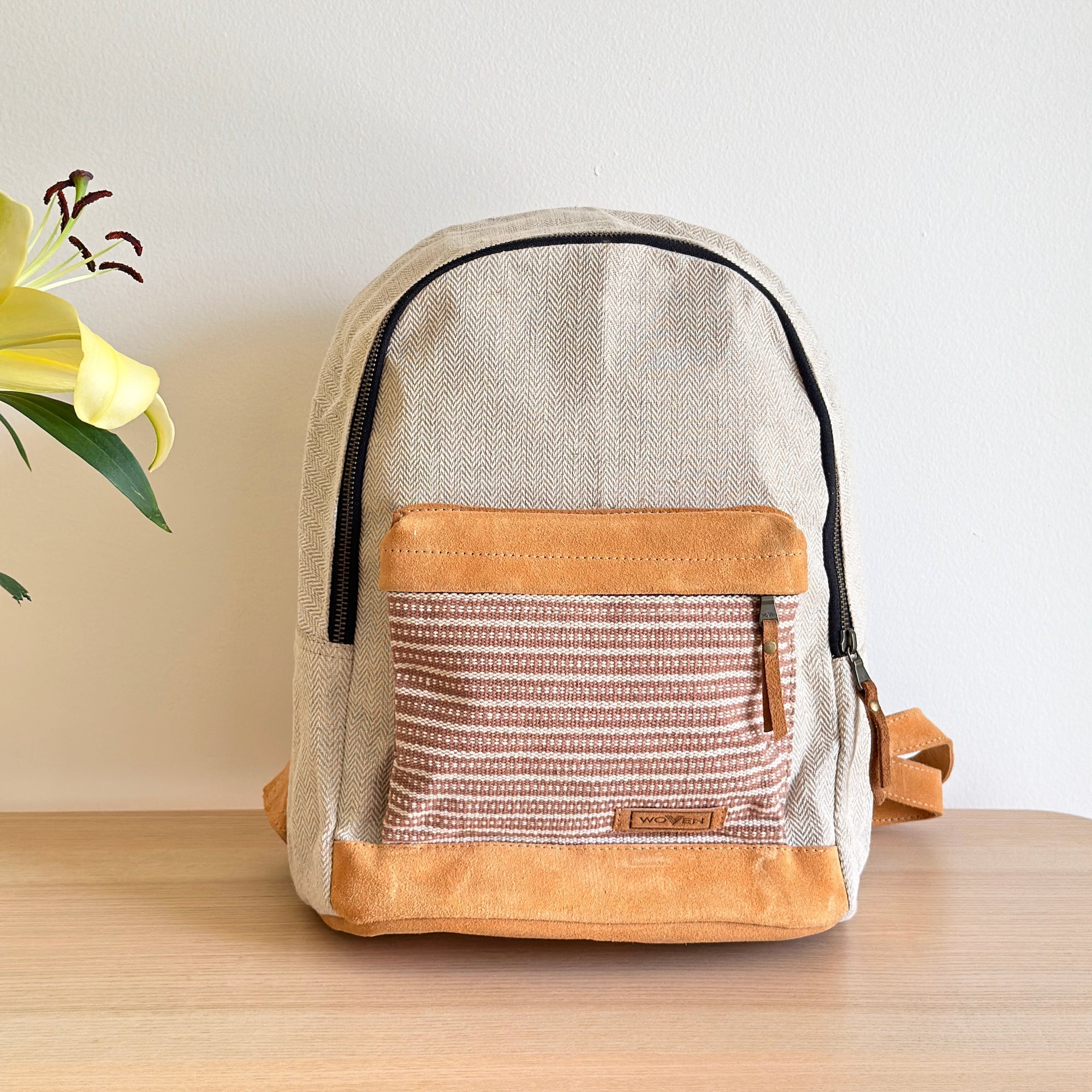 Woven 14" Laptop Backpack - Ethnics