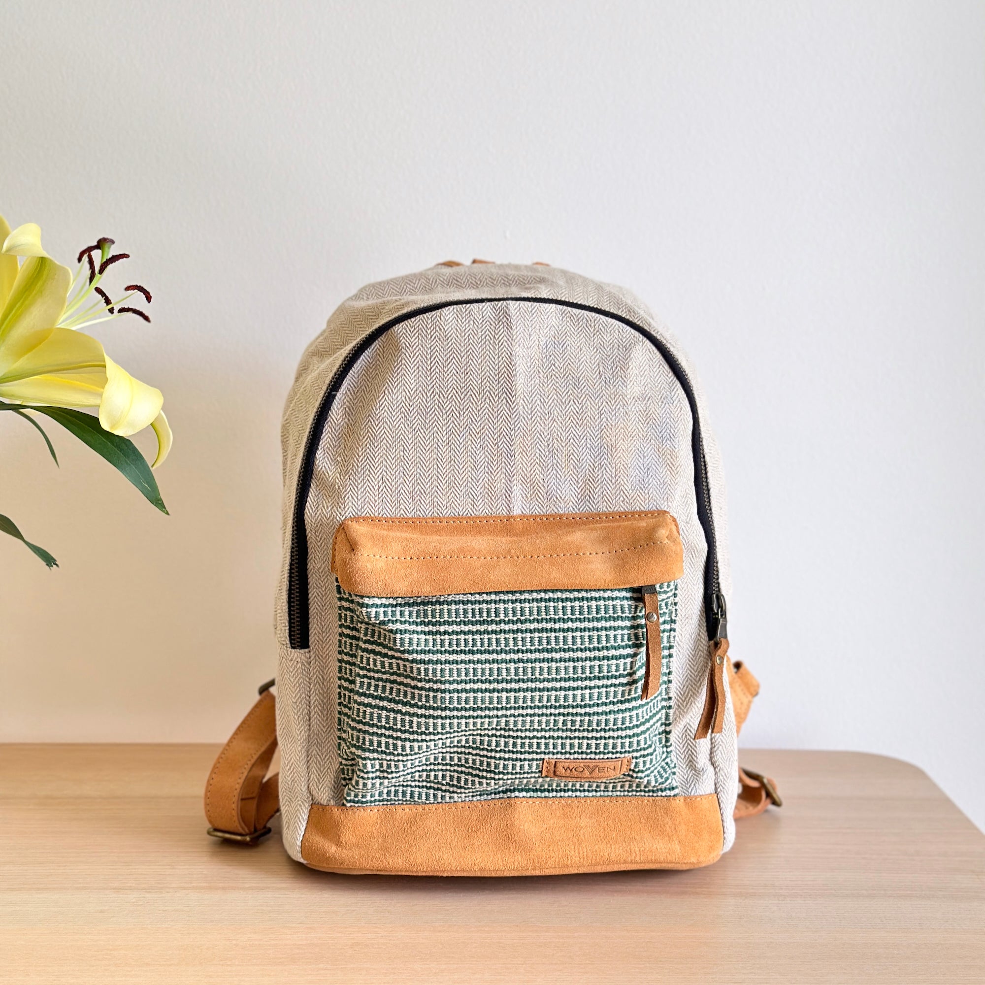 Woven 14" Laptop Backpack - Ethnics