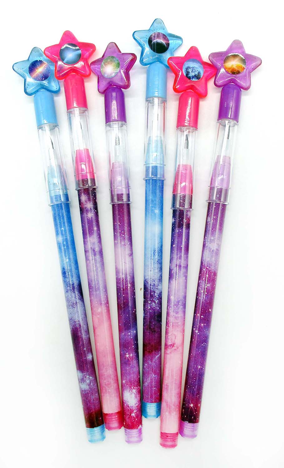 Galaxy Stackable Point Pencils - Set Of 6