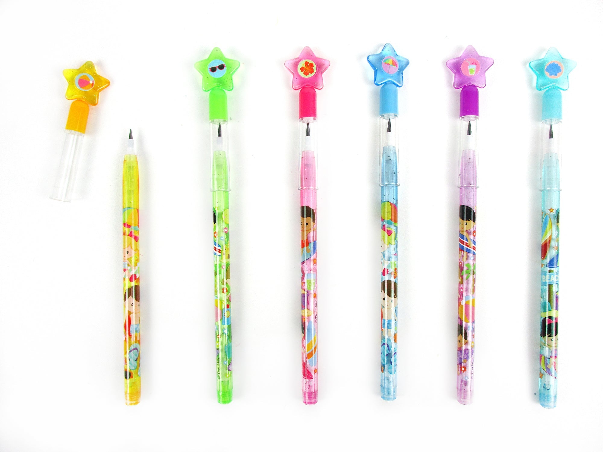 Summer Surfer Beach Multi Point Pencils