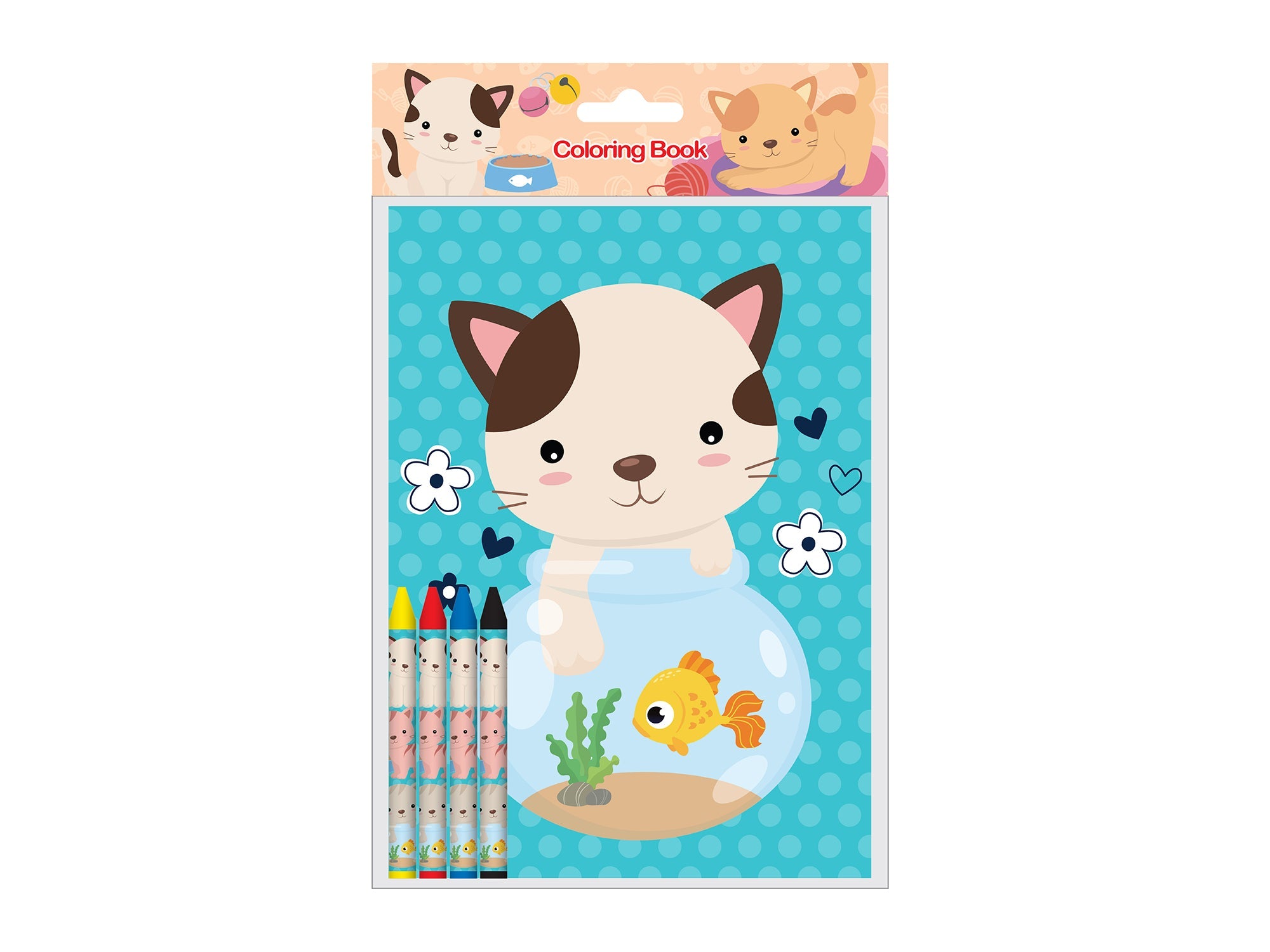 Cats Coloring Books - Set Of 6 Or 12