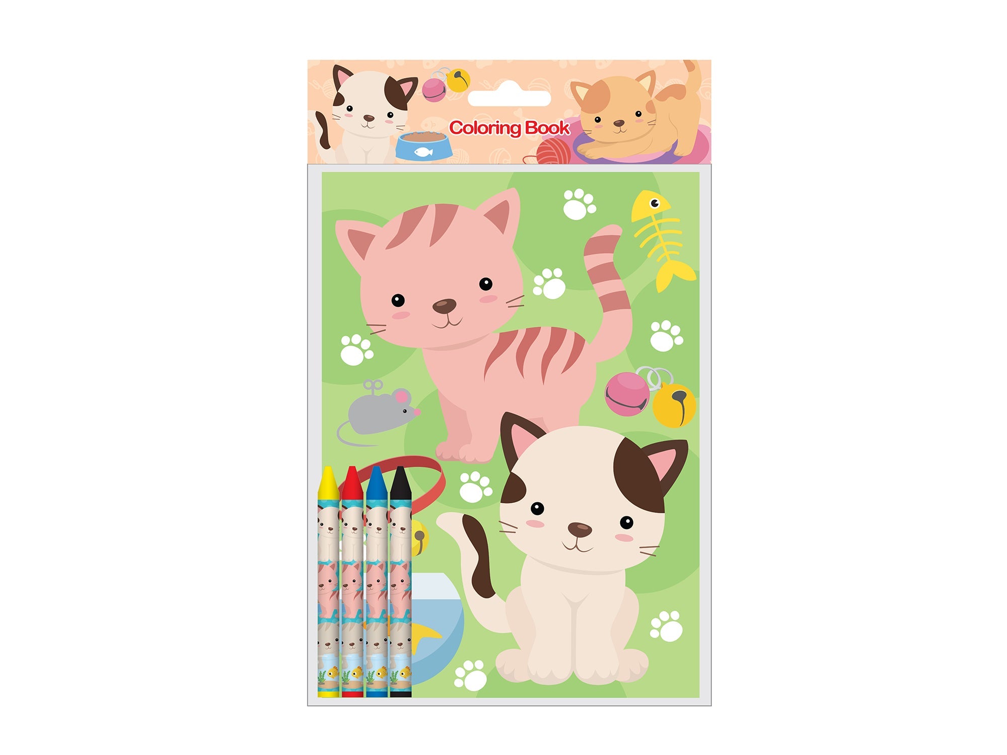 Cats Coloring Books - Set Of 6 Or 12