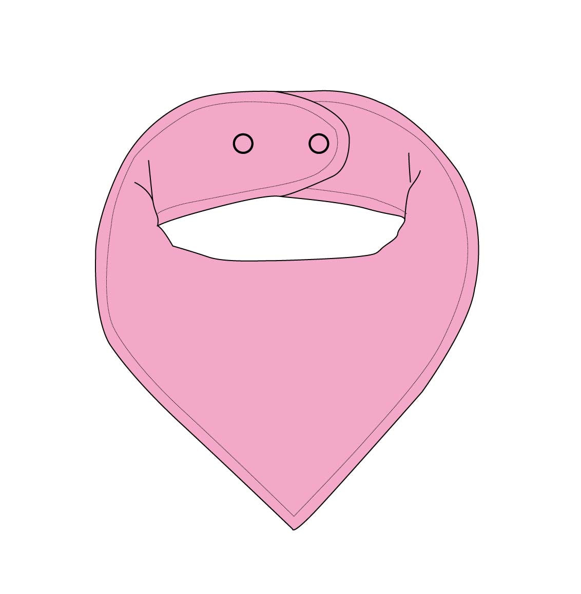 Bella (solid) - Bandana Bib