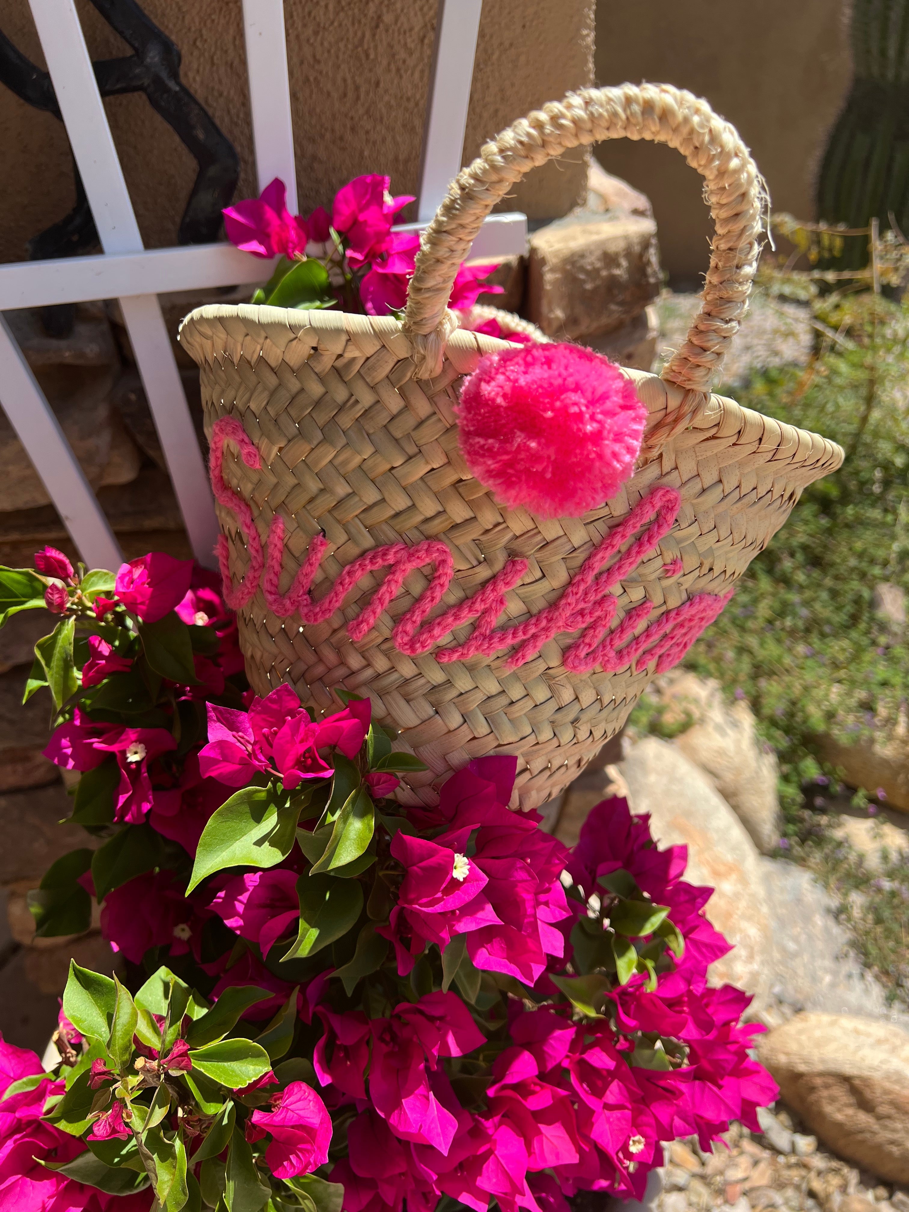 Sunshine Tote- Medium Pink