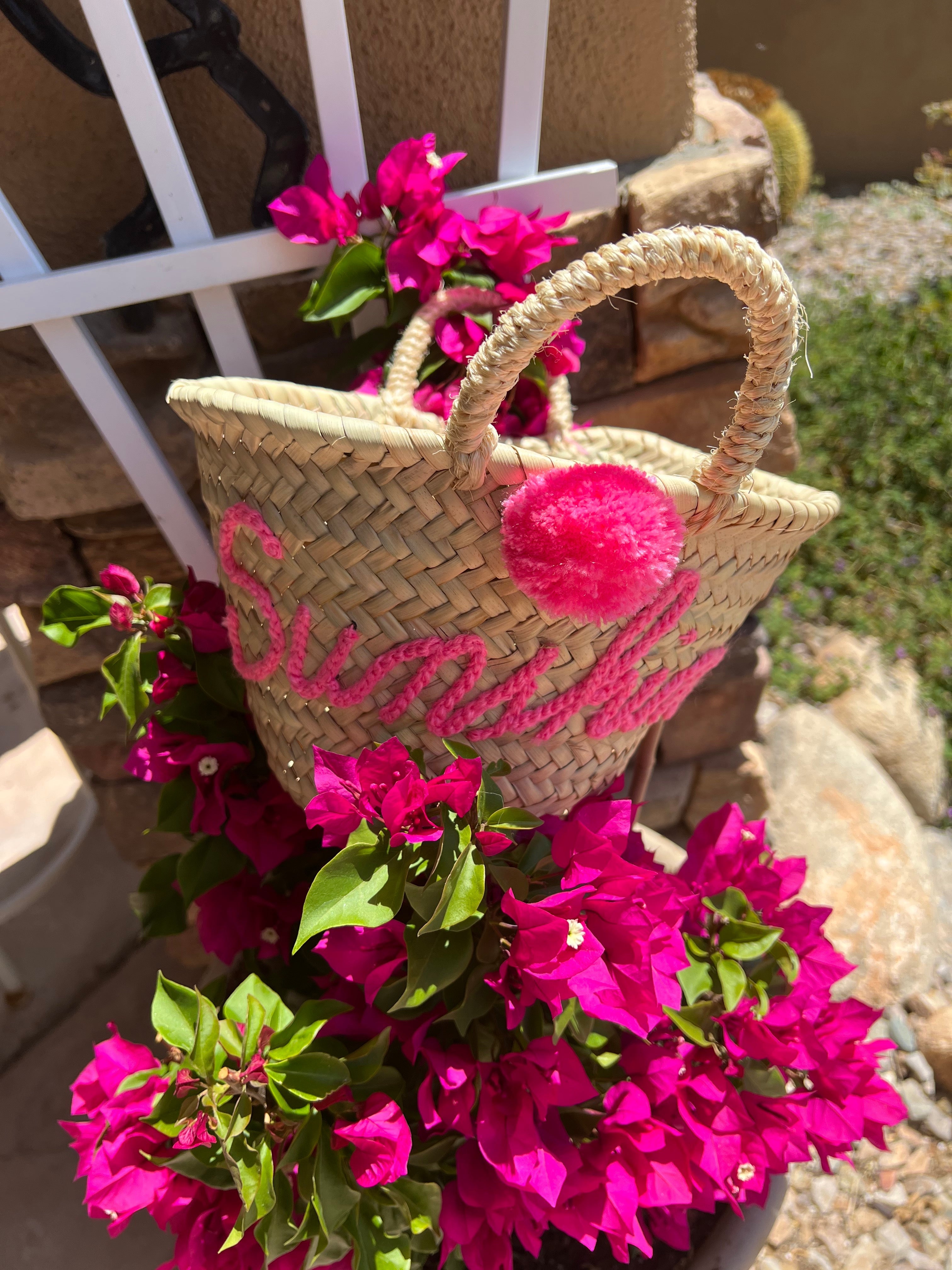 Sunshine Tote- Medium Pink