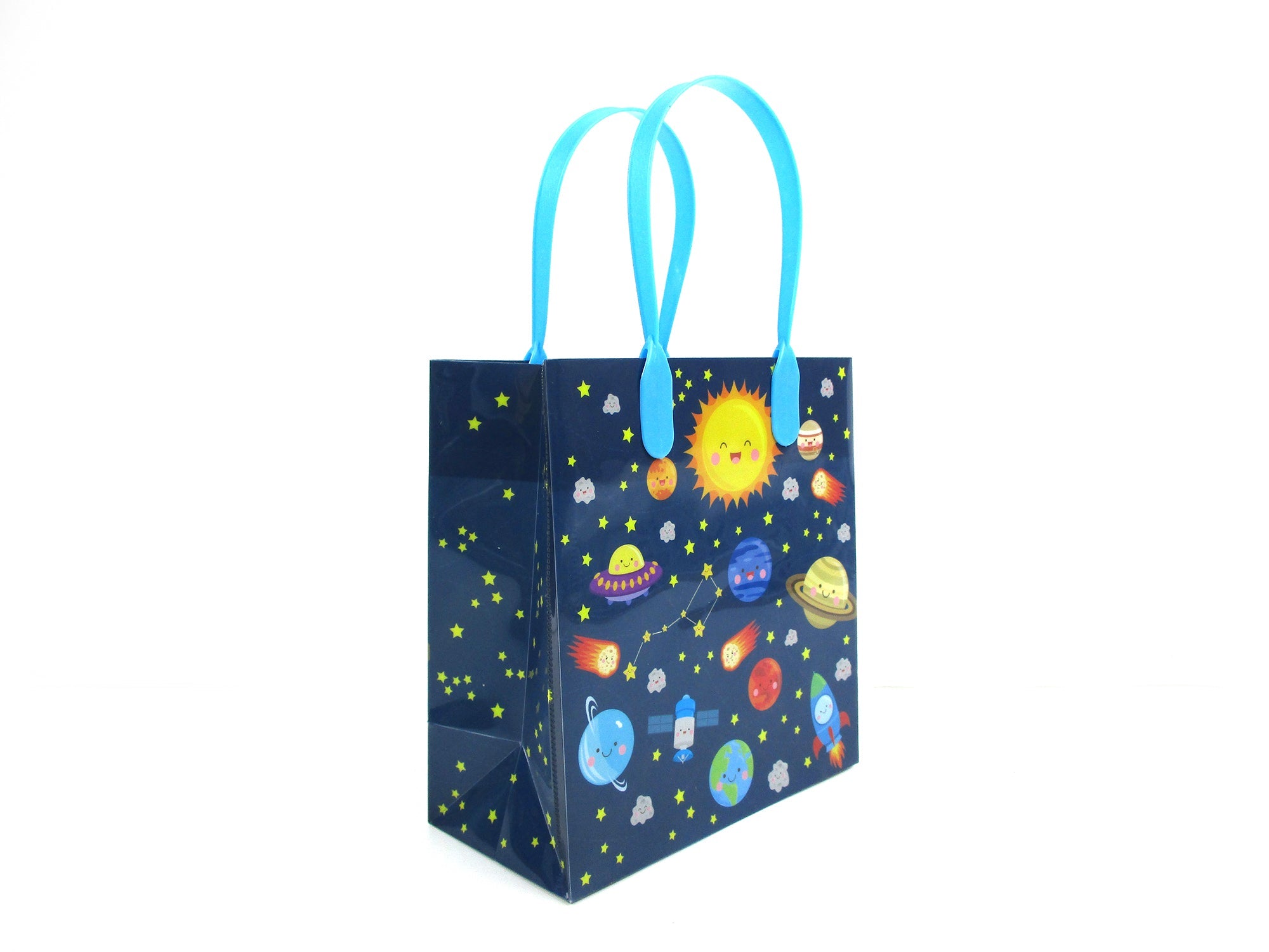 Outer Space Party Favor Bags Treat Bags - Set Of 6 Or 12