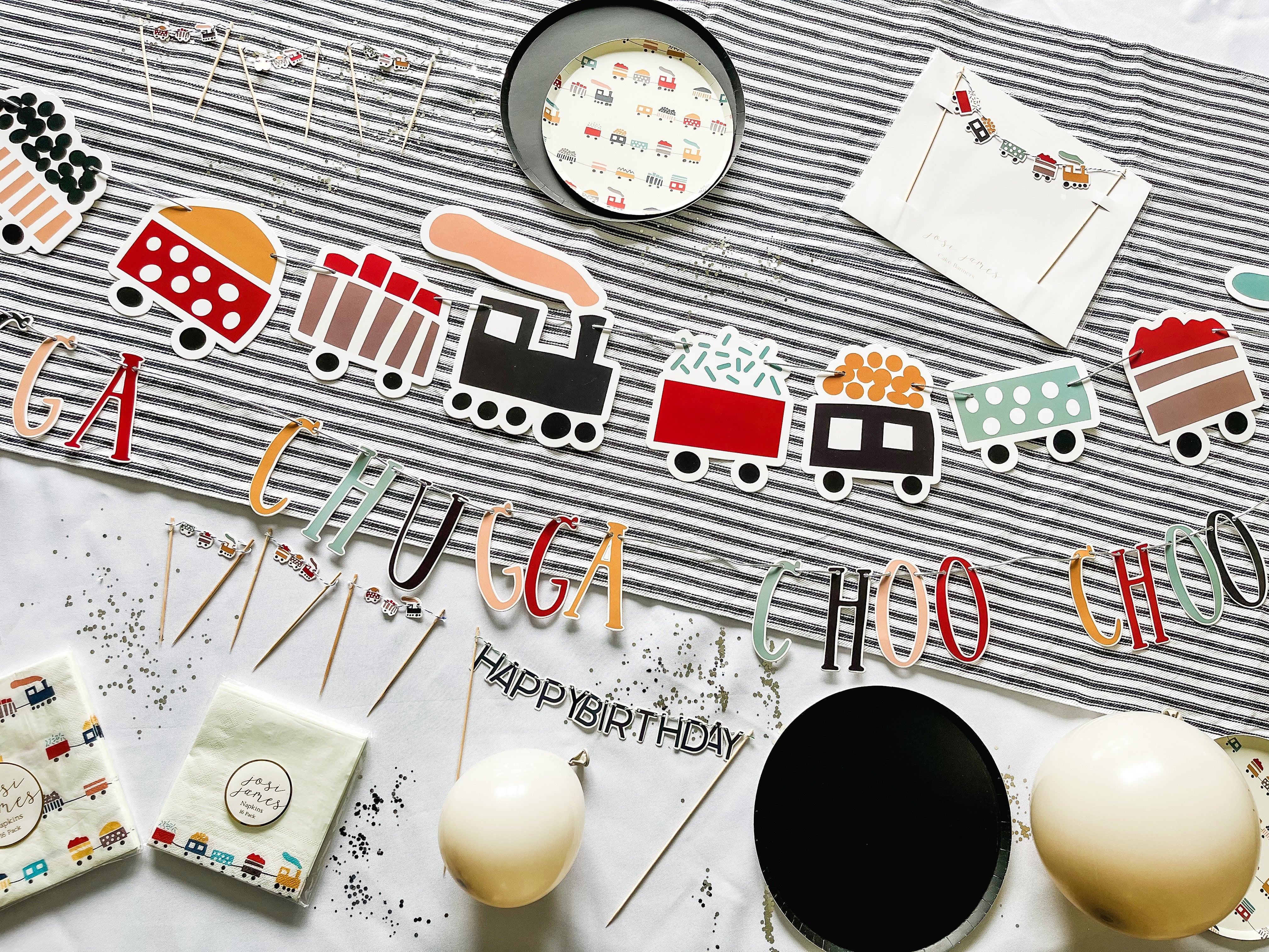 Train Choo Choo Banner