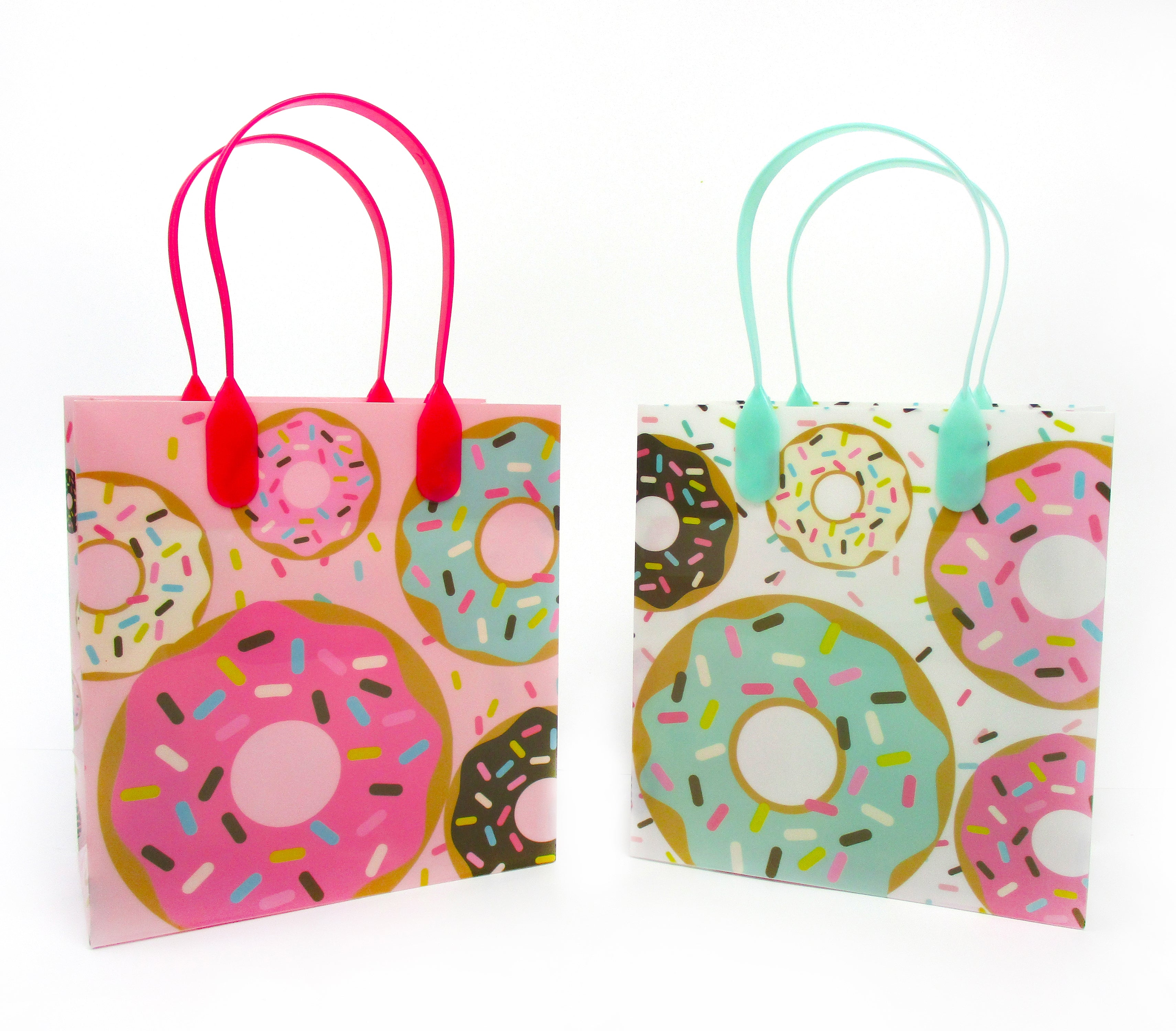Donuts Party Favor Bags Treat Bags - Set Of 6 Or 12
