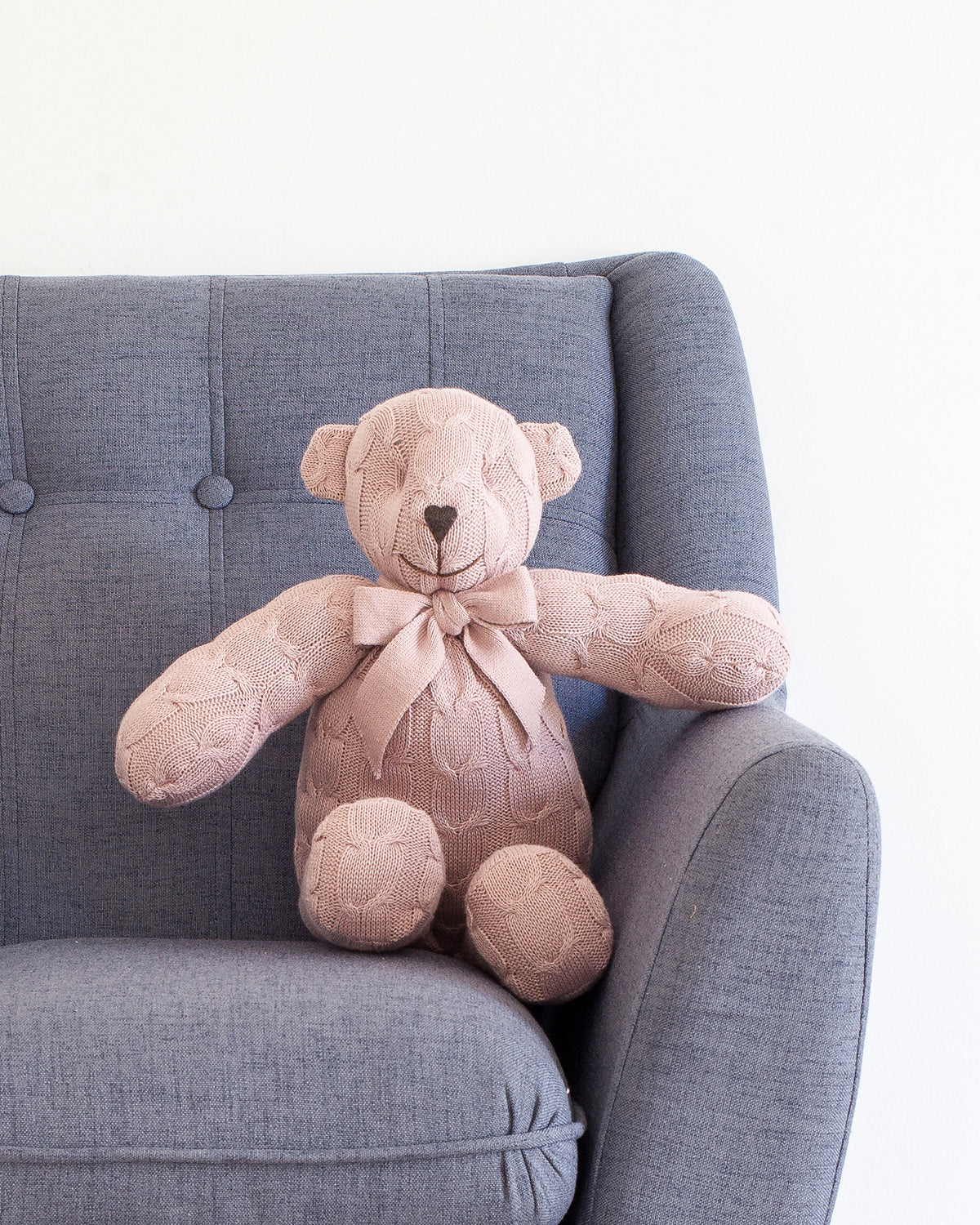 Plush Cable Knit Teddy Bear Colors