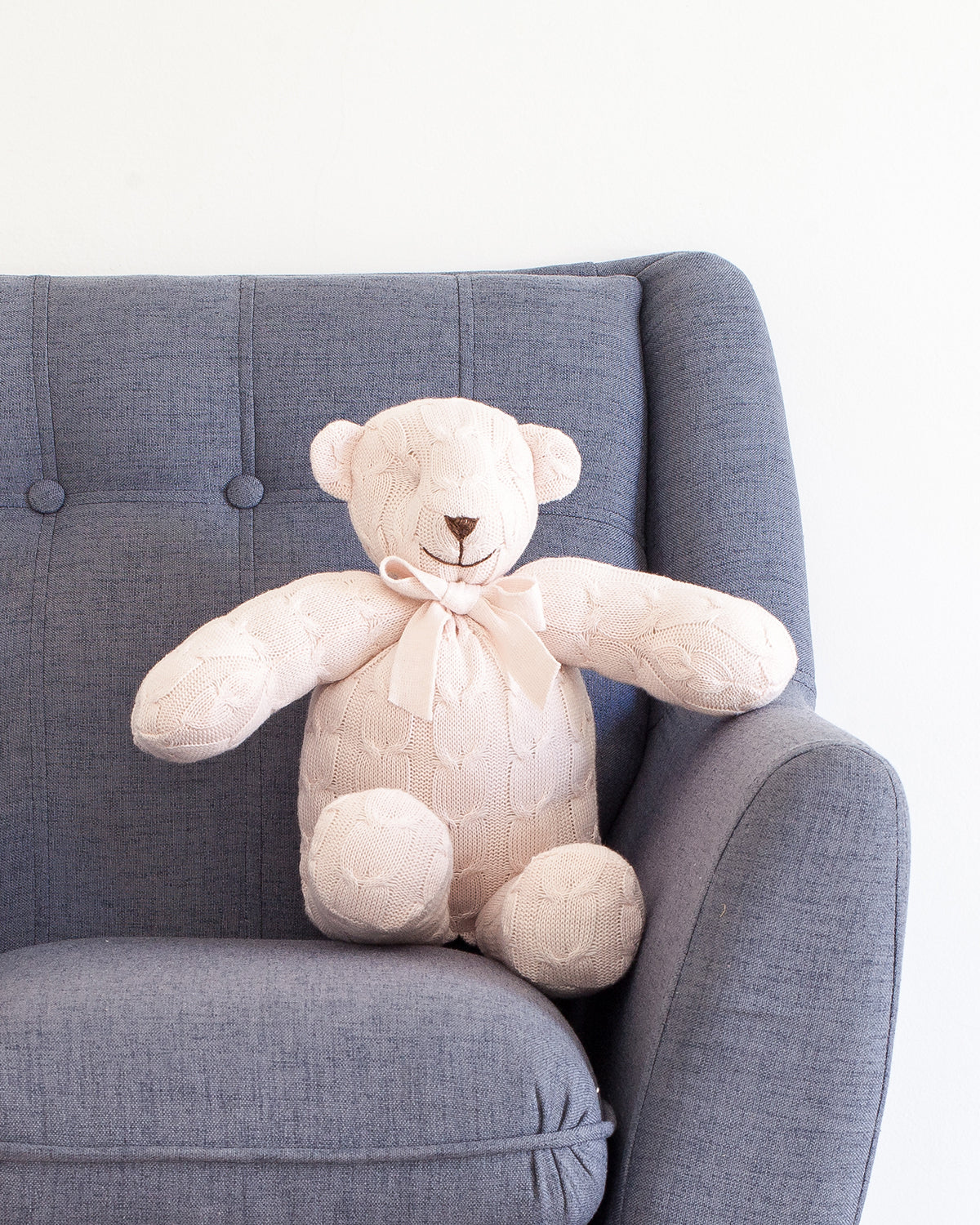 Plush Cable Knit Teddy Bear Colors