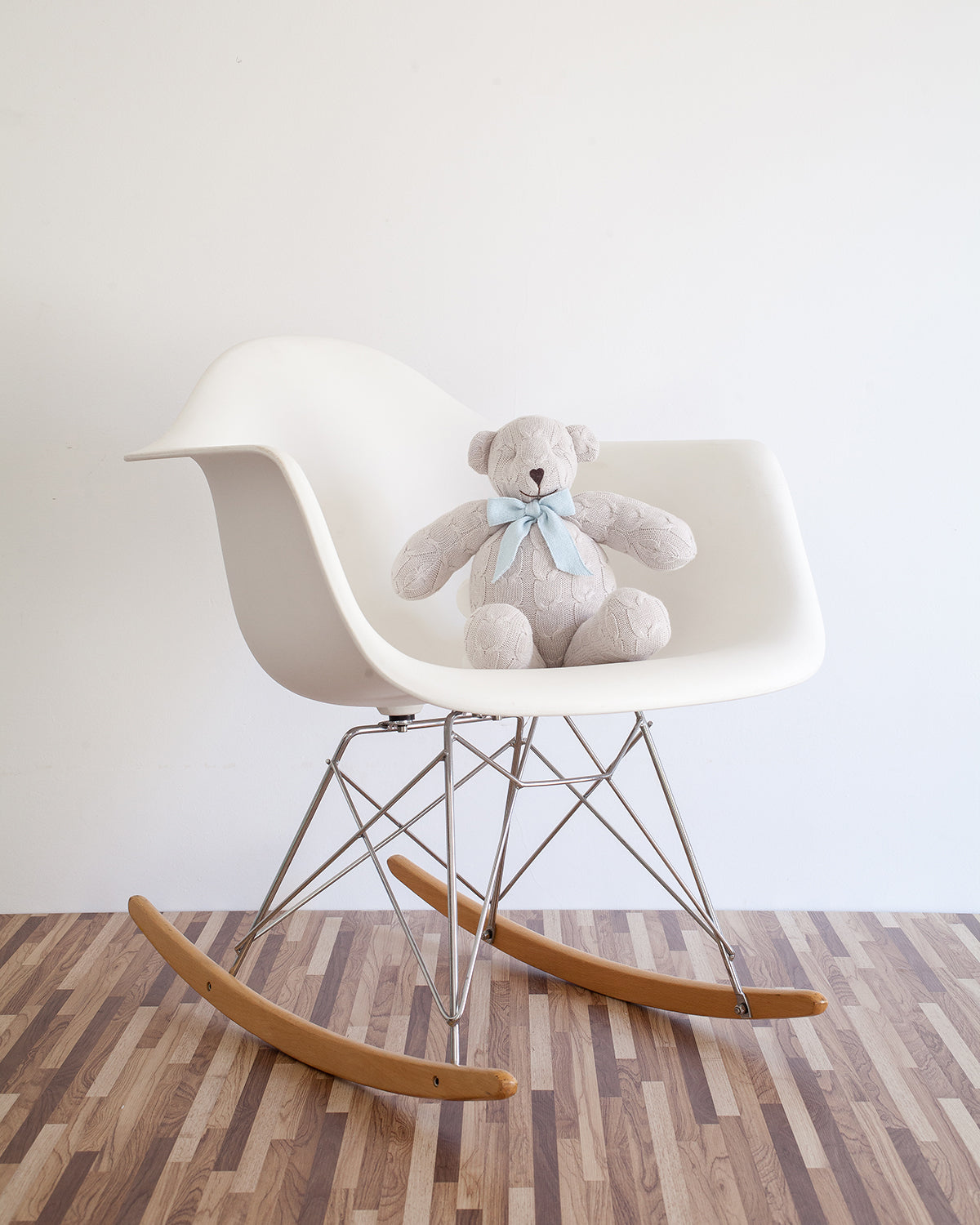 Plush Cable Knit Teddy Bear Classic