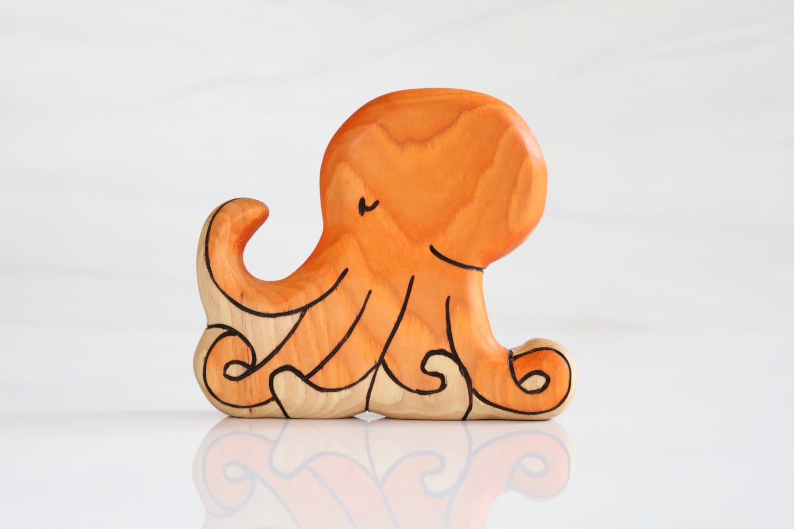 Wooden Octopus Toy