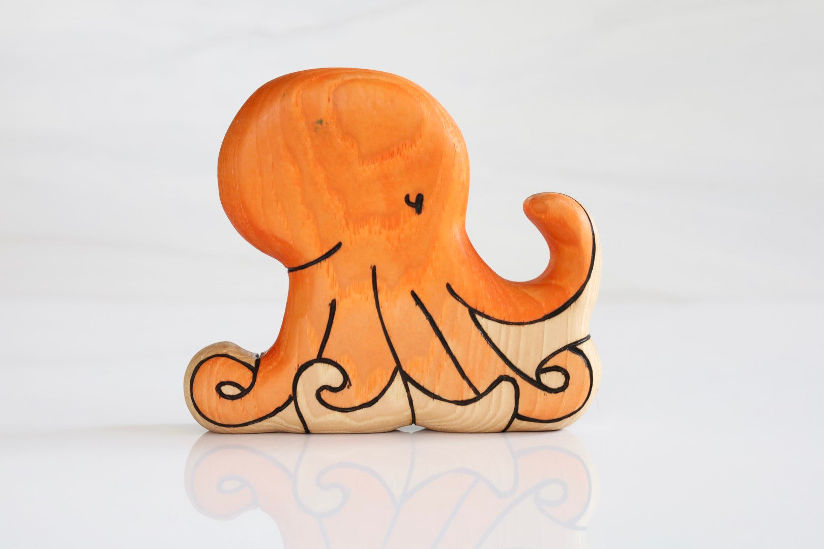 Wooden Octopus Toy