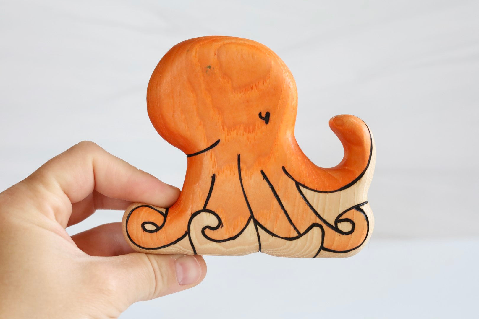 Wooden Octopus Toy