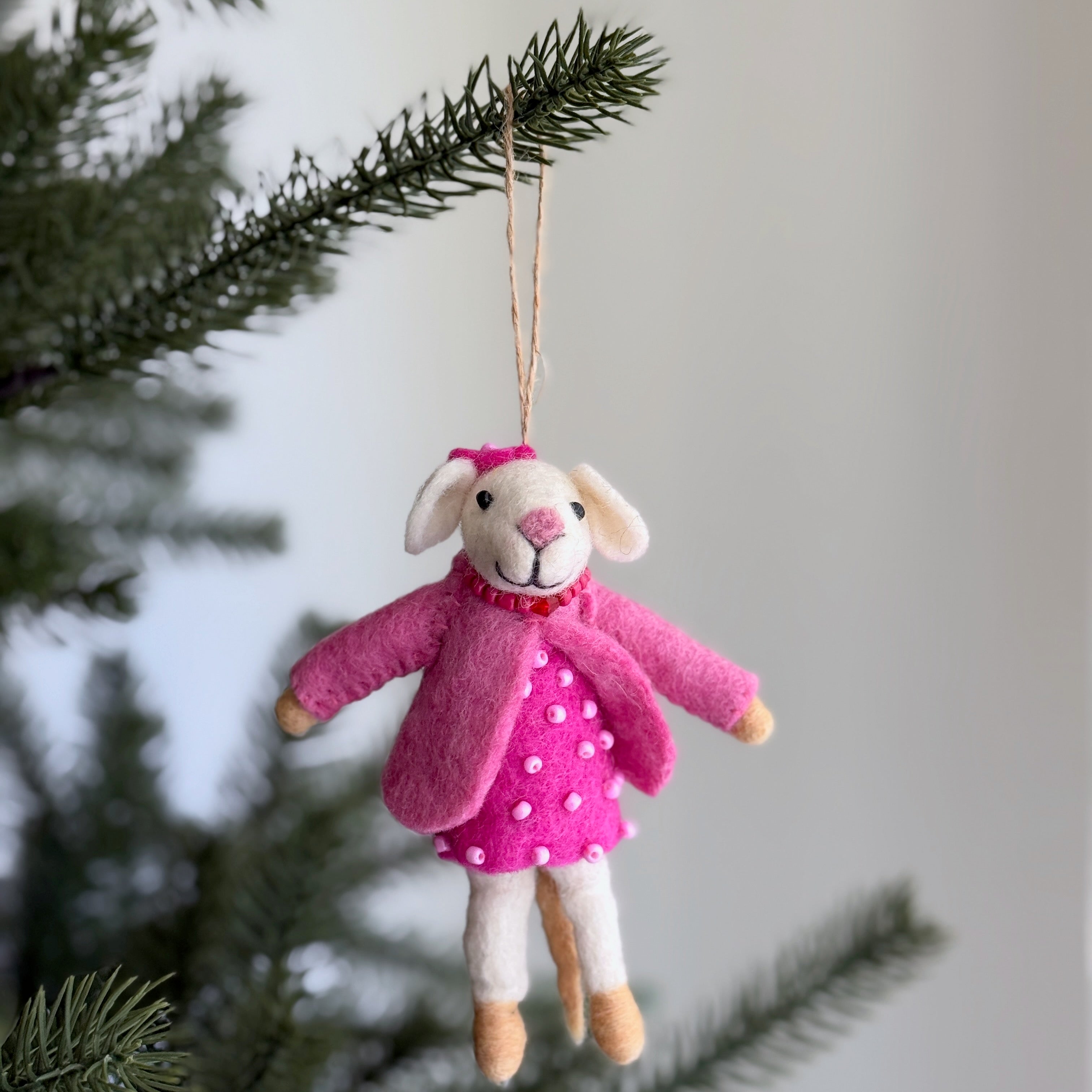 Felt Ornament - Mouse / Girl