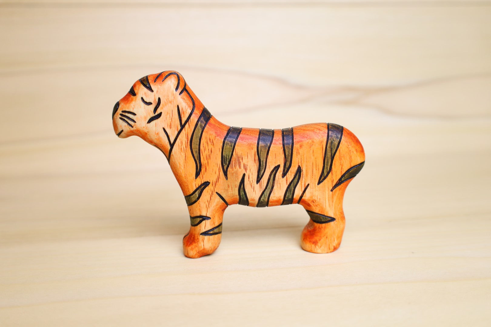 Wooden Tiger Toy