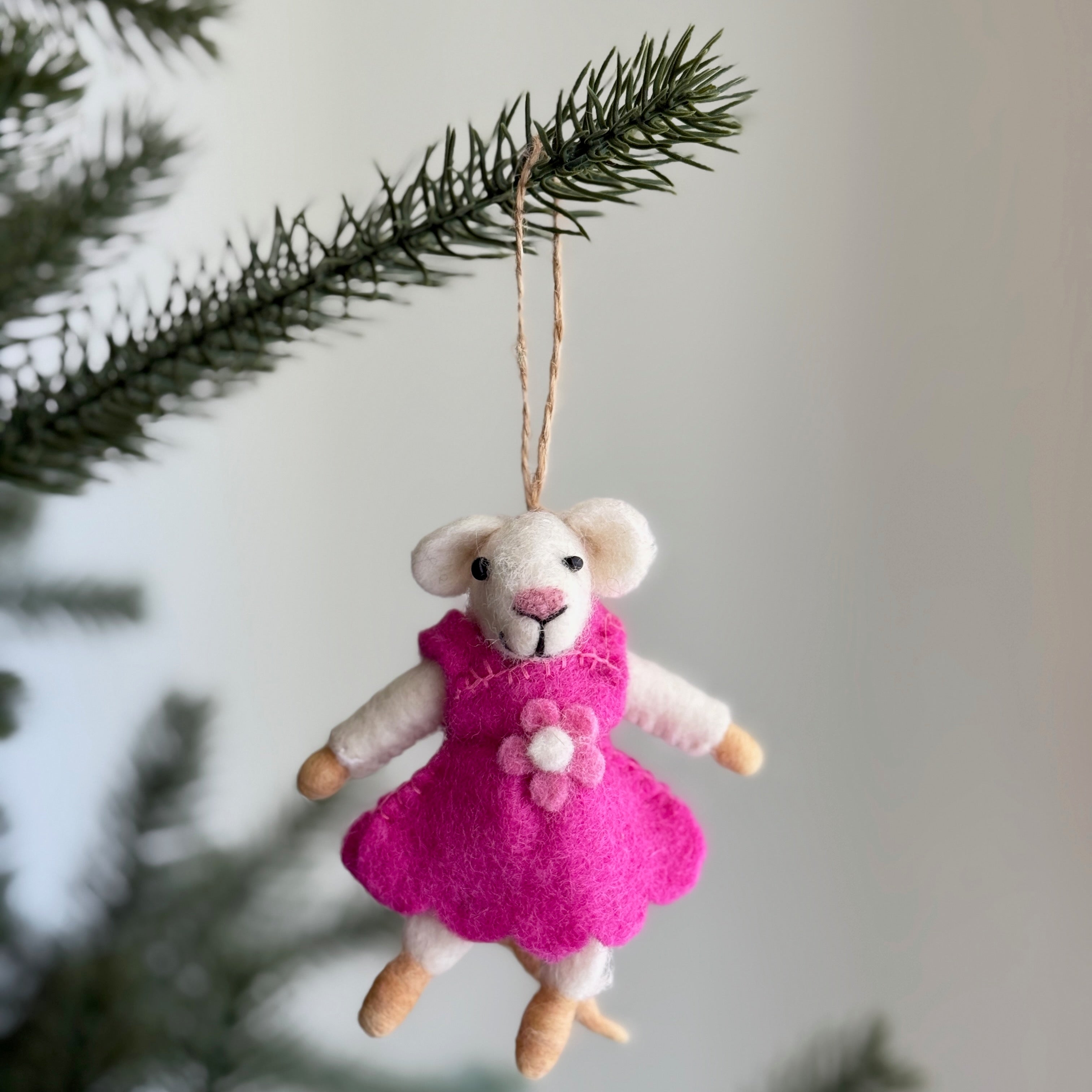 Felt Ornament - Mouse / Girl