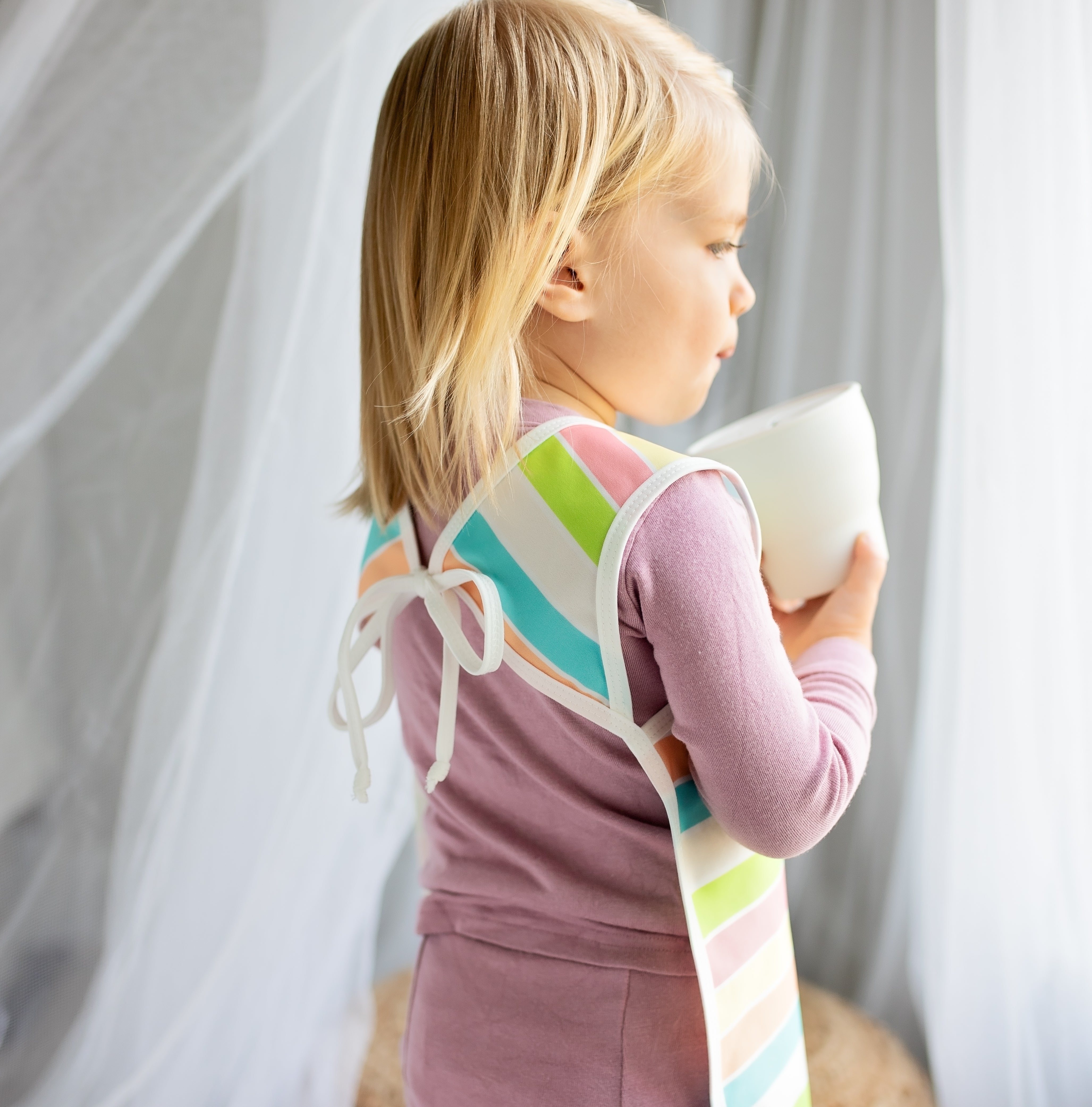 Rainbow Stripes Bapron