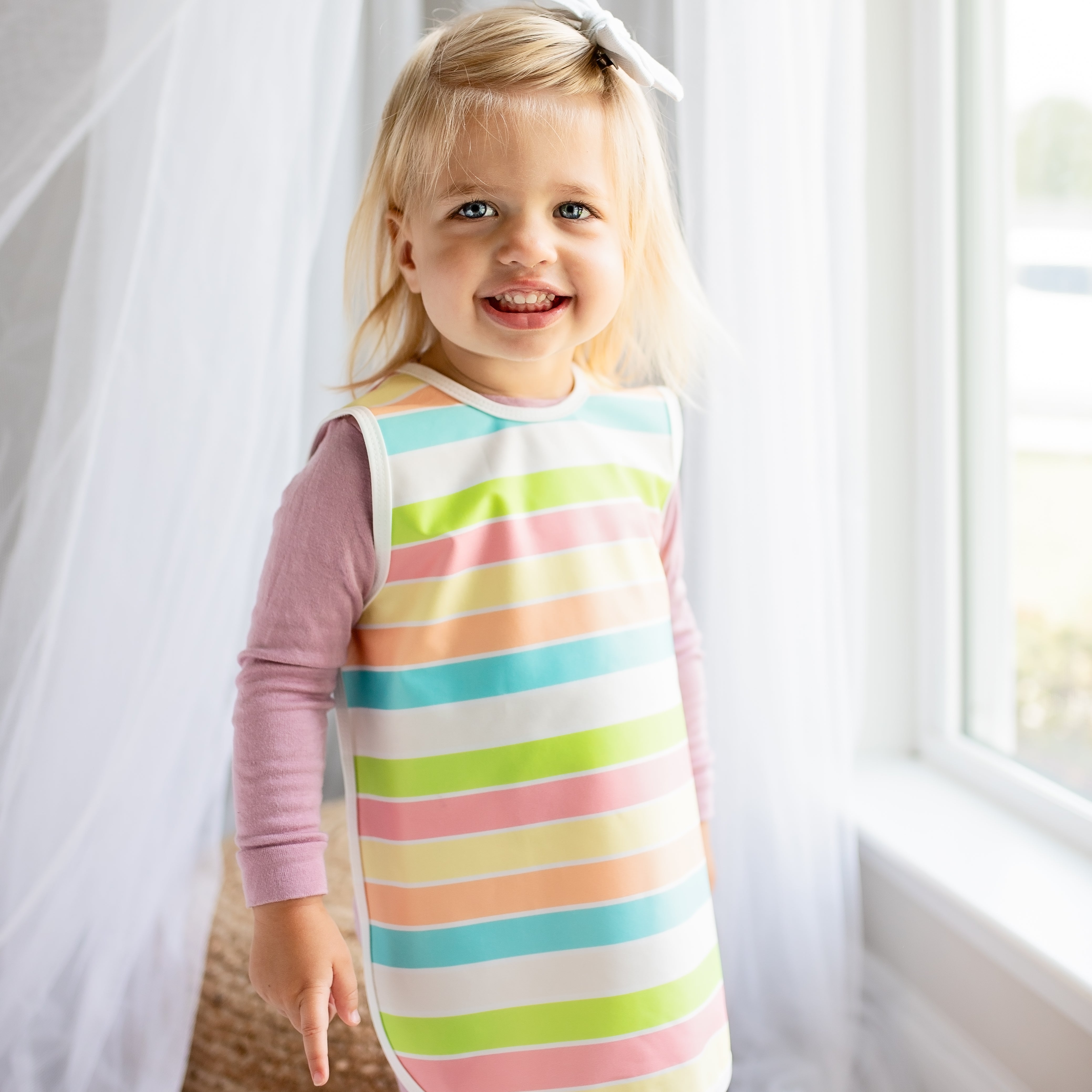 Rainbow Stripes Bapron