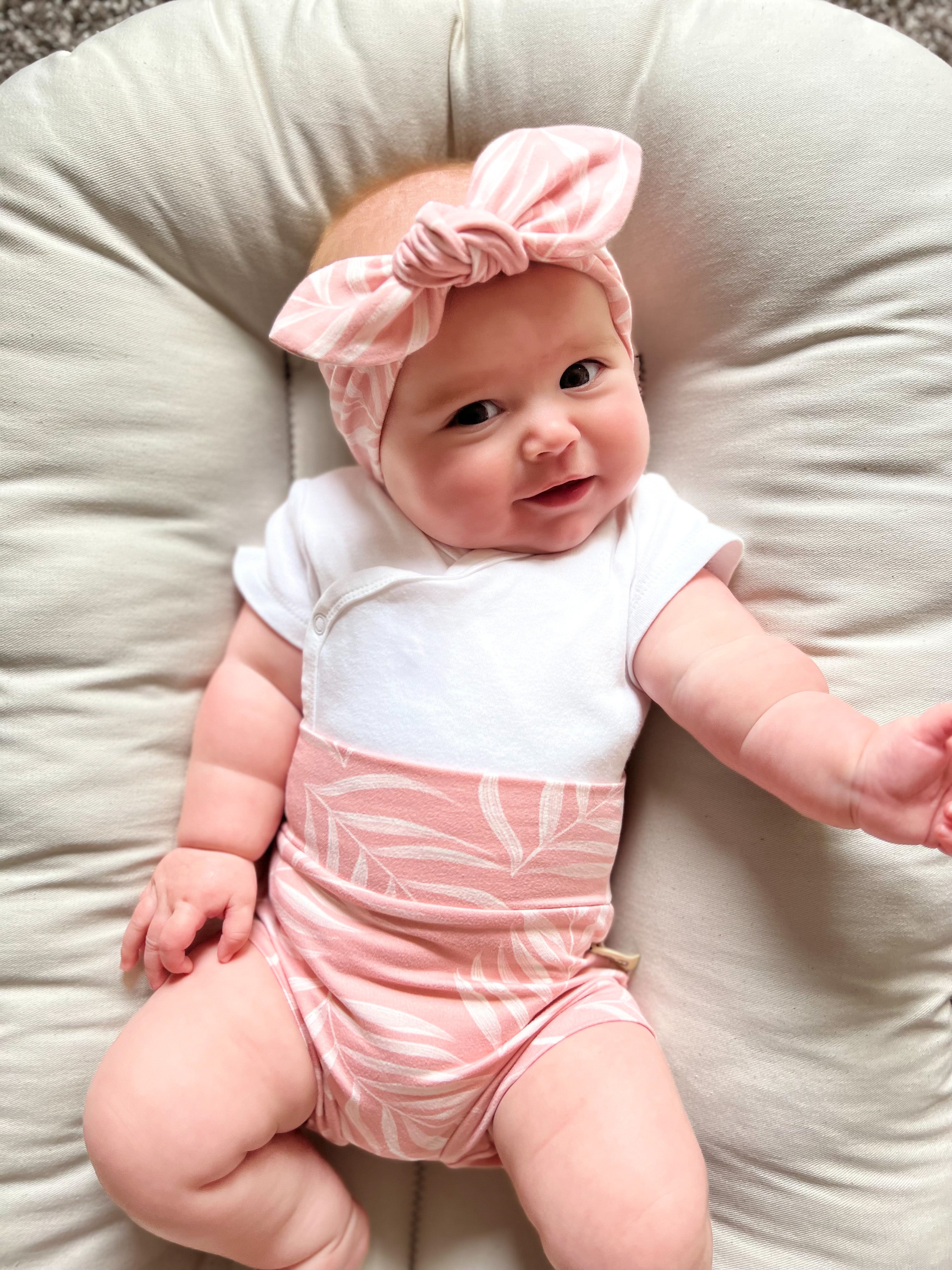 Pink Pampas Leaves Headbands