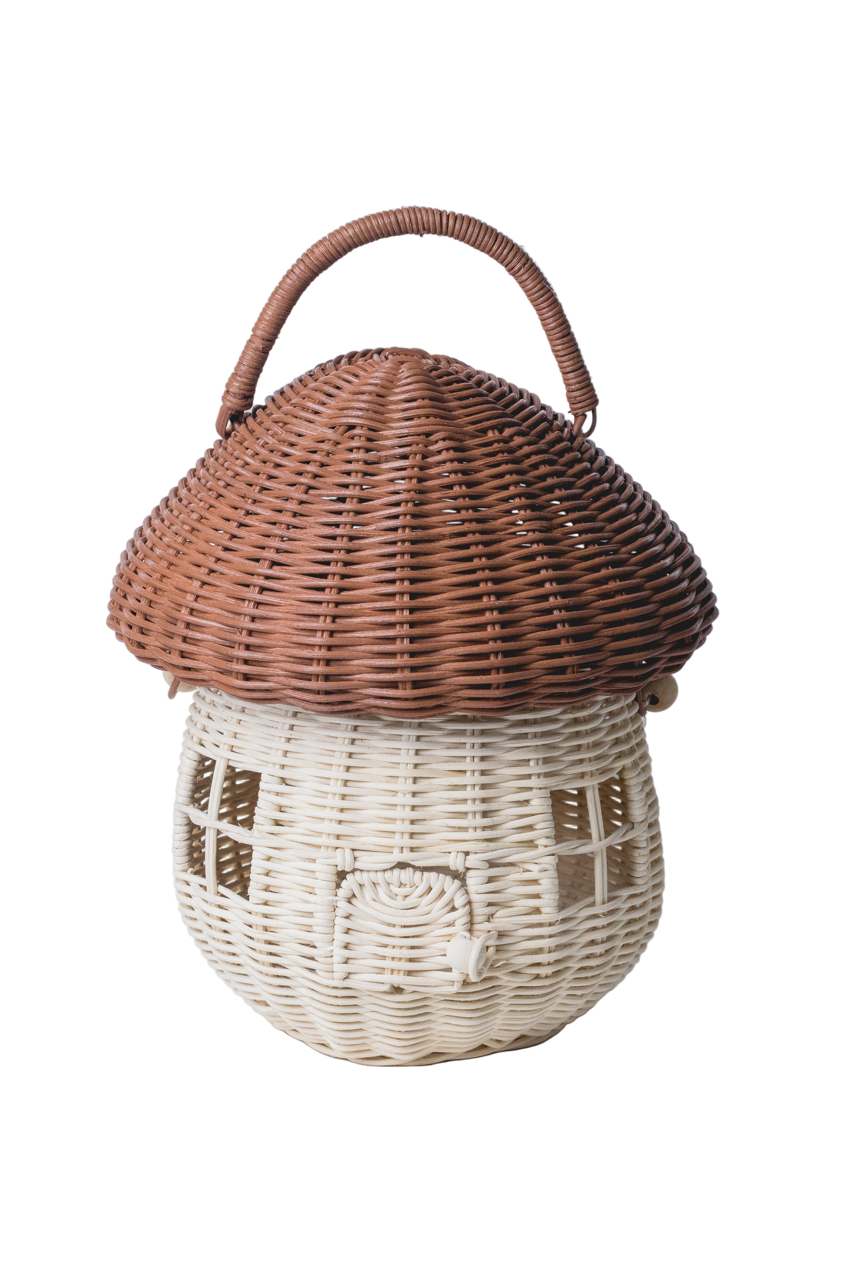 Mushroom House Basket