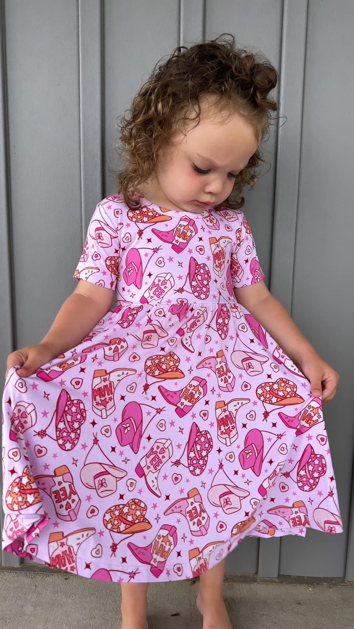 Yee Haw (pink) - Dress
