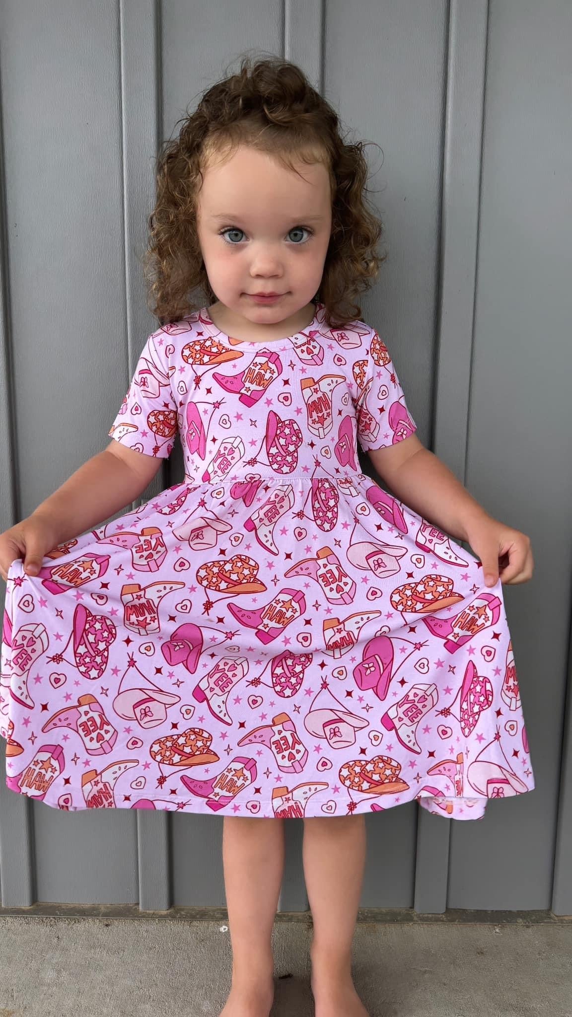 Yee Haw (pink) - Dress