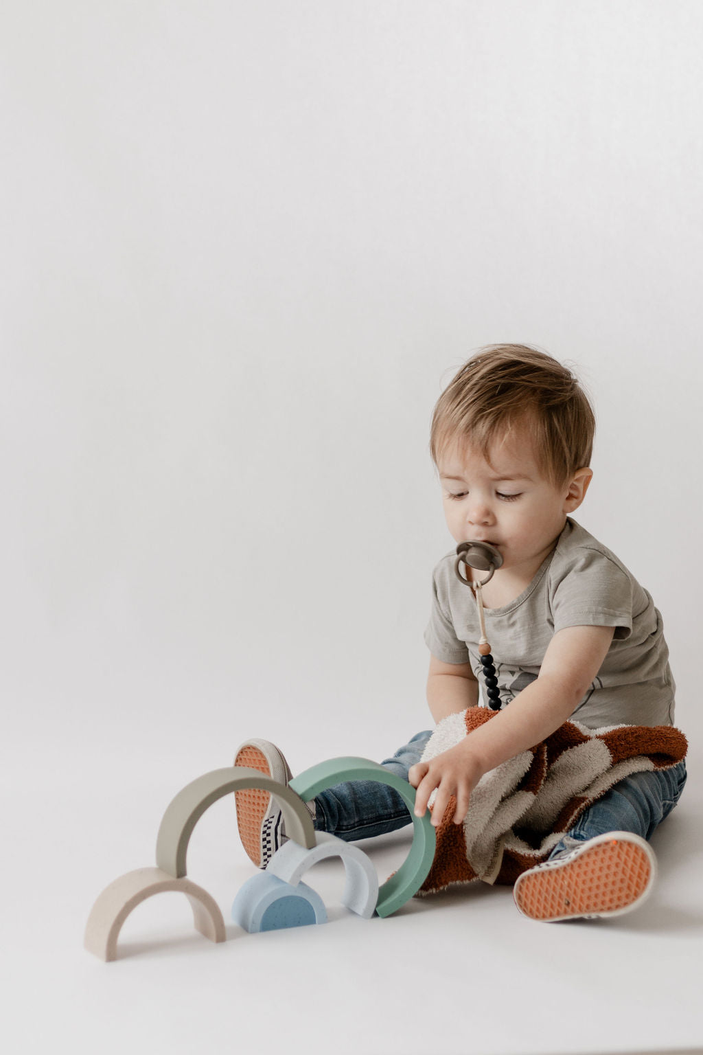 Silicone Stacking Rainbow