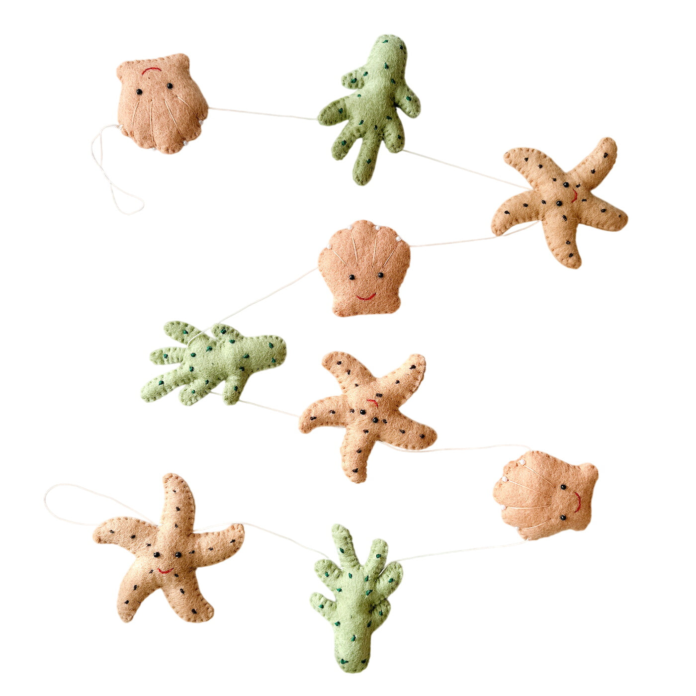 Felt Starfish Garland