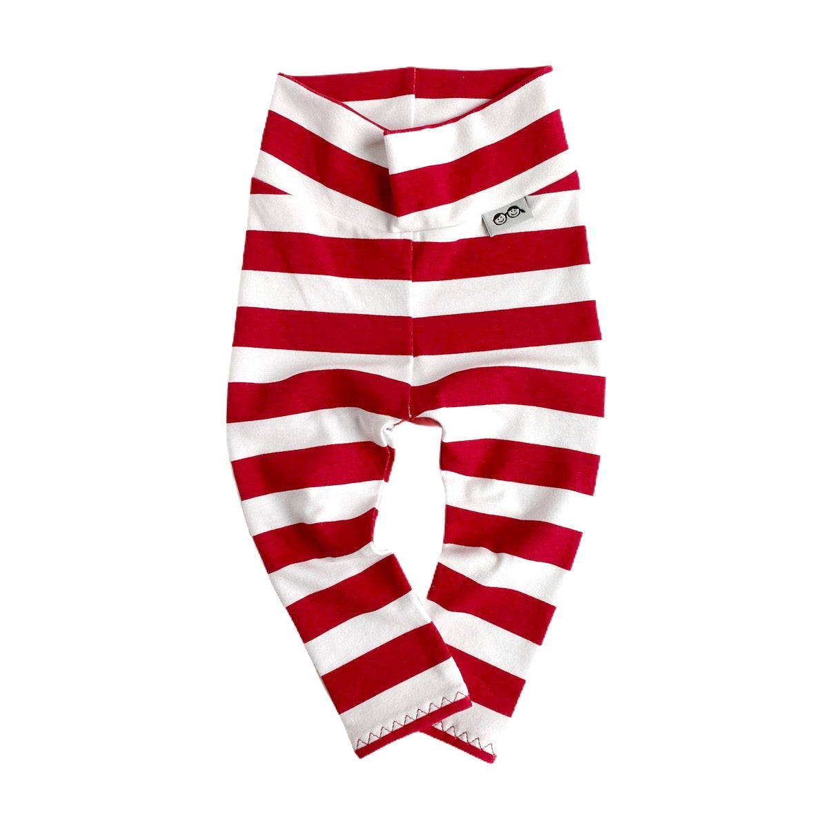 Red/white Stripe Leggings With Navy Stars Headband
