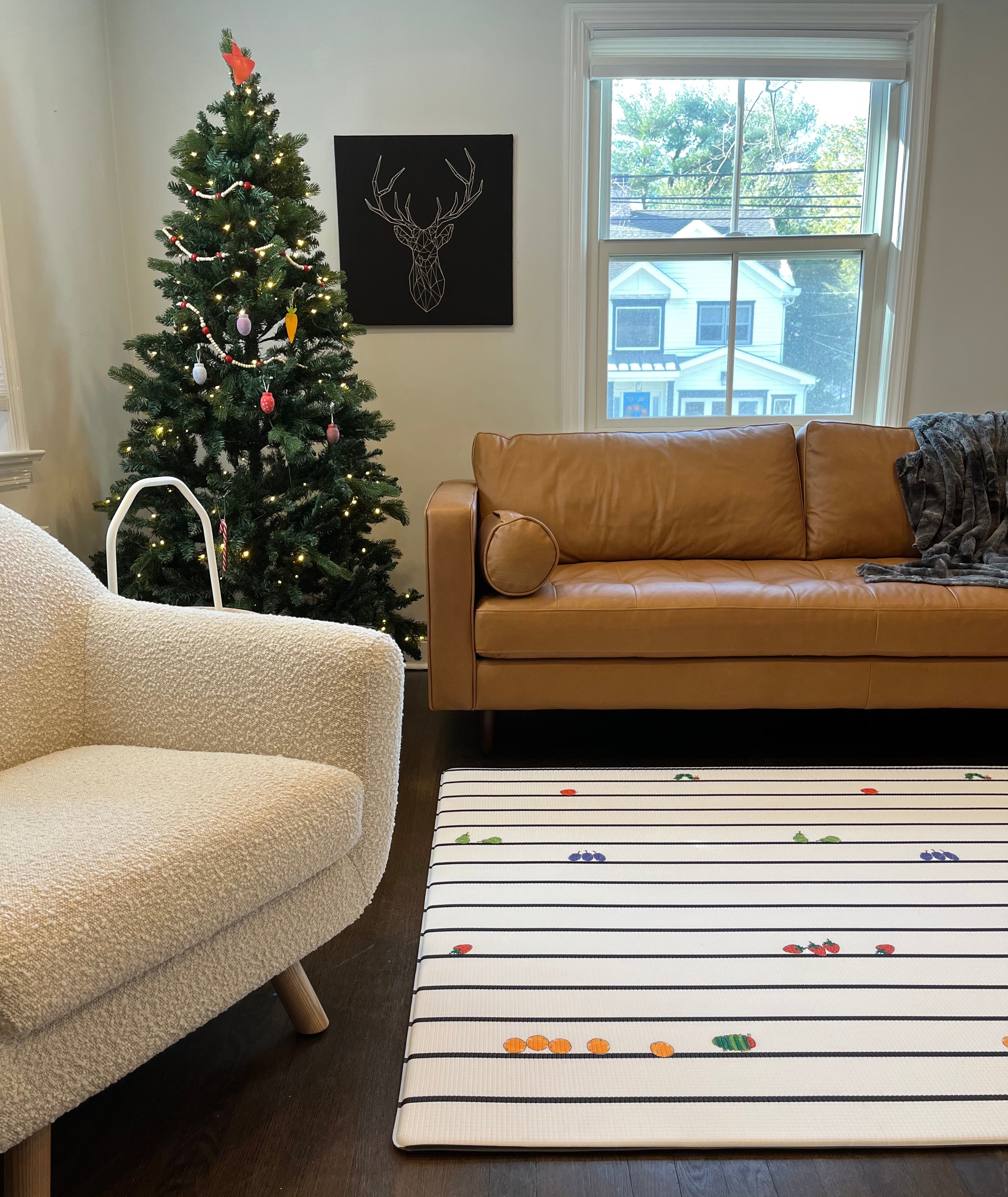 World Of Eric Carle X Little Bot Baby Play Mat (ofie Mat, Caterpillar Pop + Zen Line)