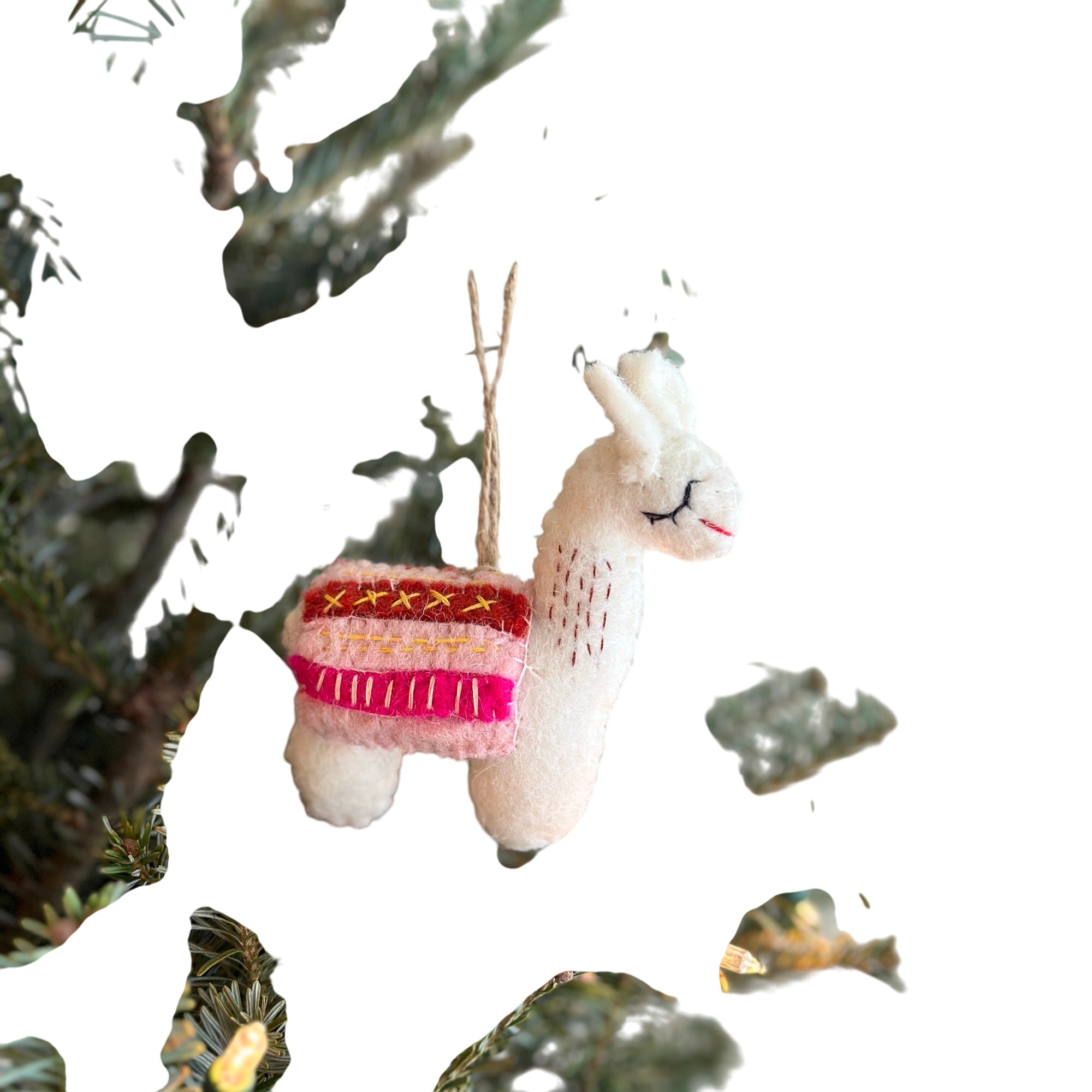 Felt Ornament - Llama