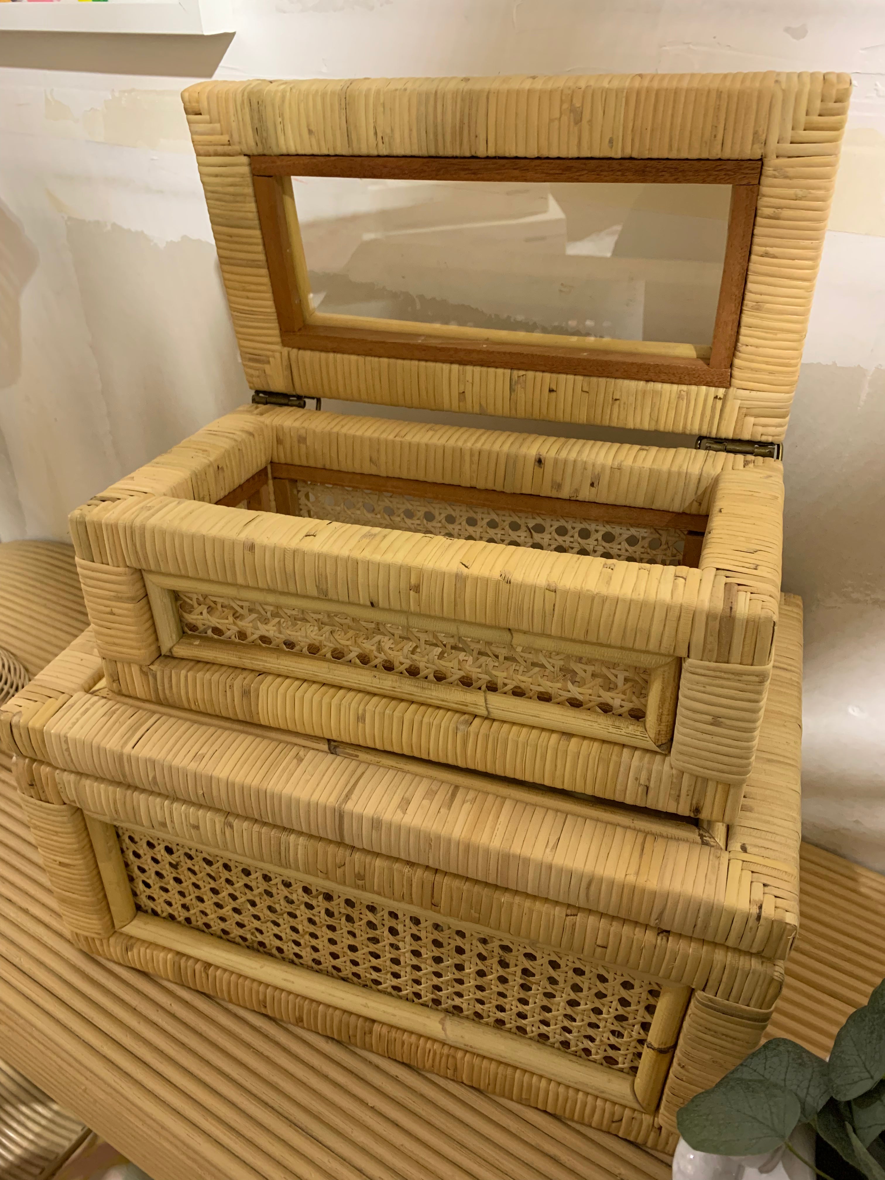 Hayes Rattan Rectangle Box Set