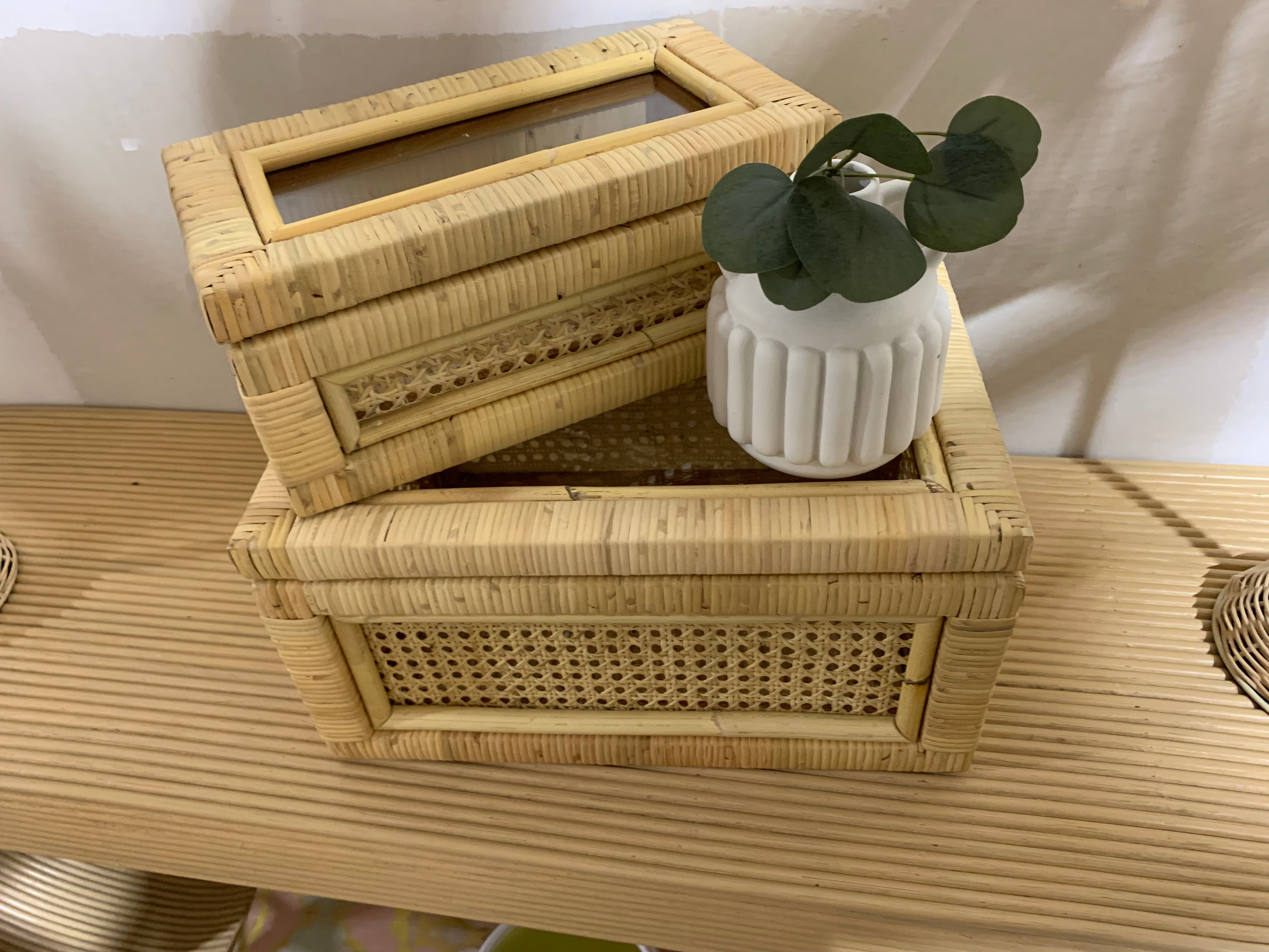 Hayes Rattan Rectangle Box Set