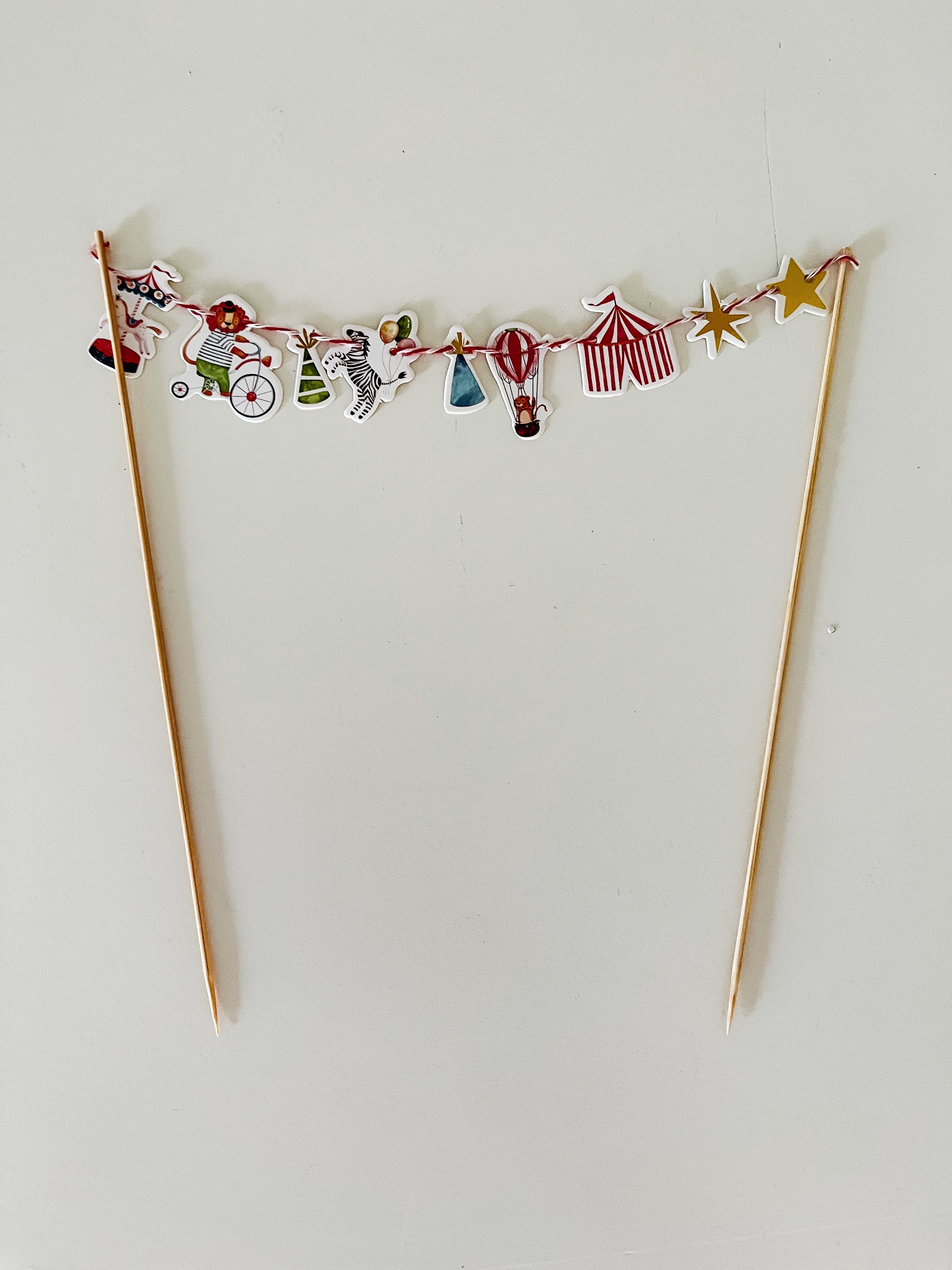 Carnival Cake Banner