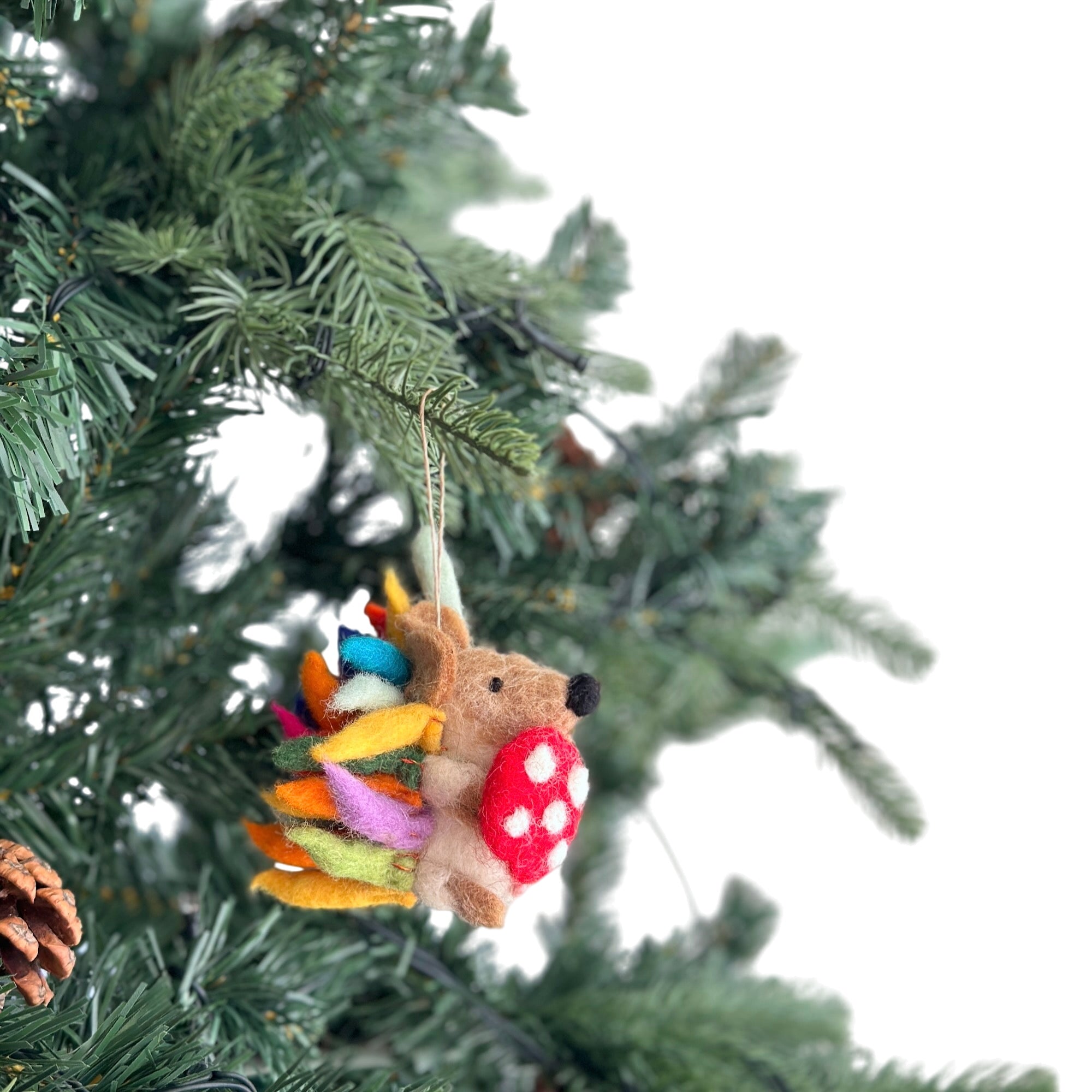 Felt Ornament - Hedgehog