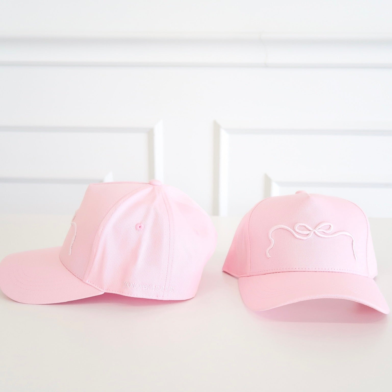 Pink On Pink Bow - Baseball Cap