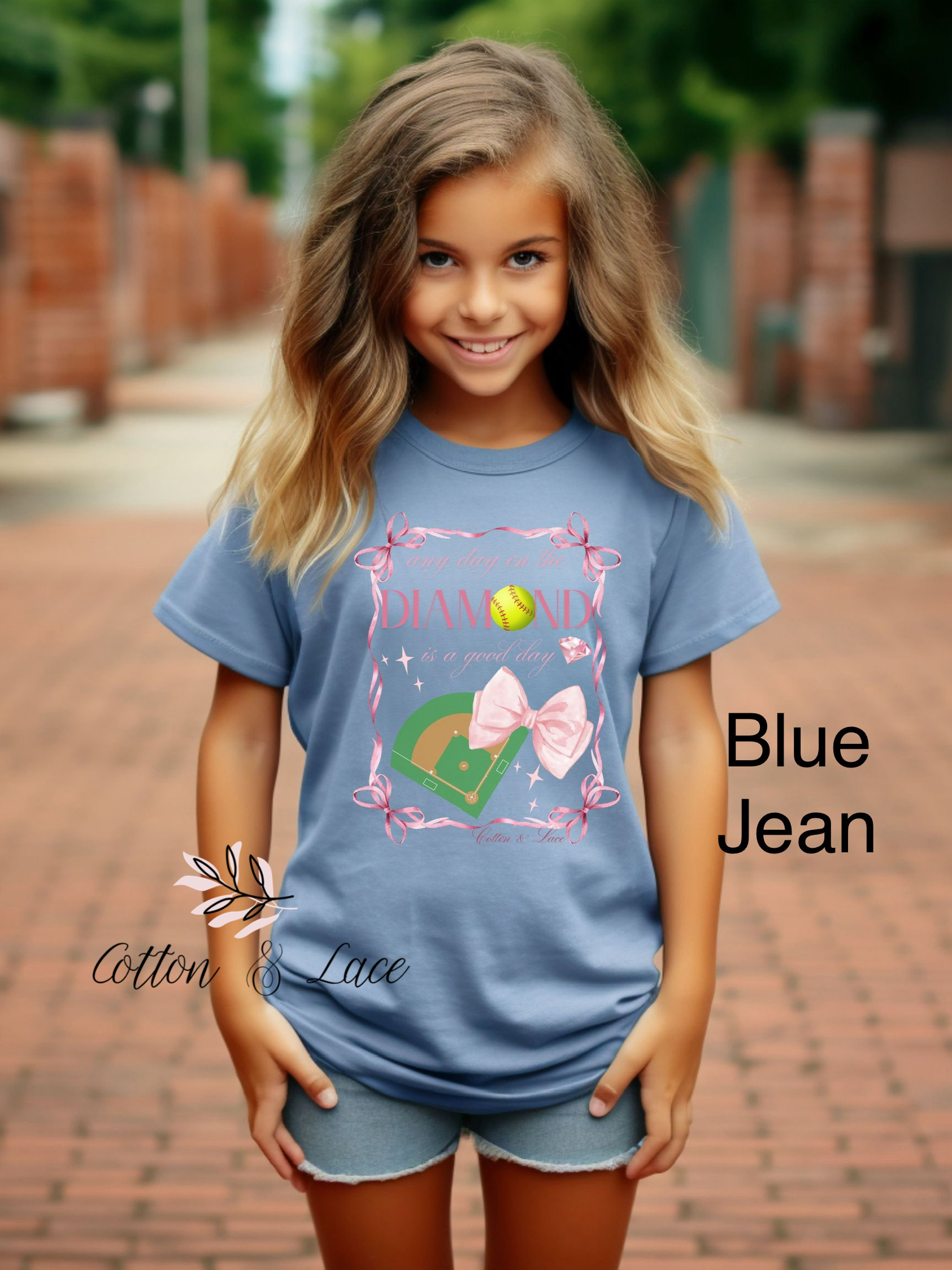 Comfort Colors "any Day On The Diamond" Tee