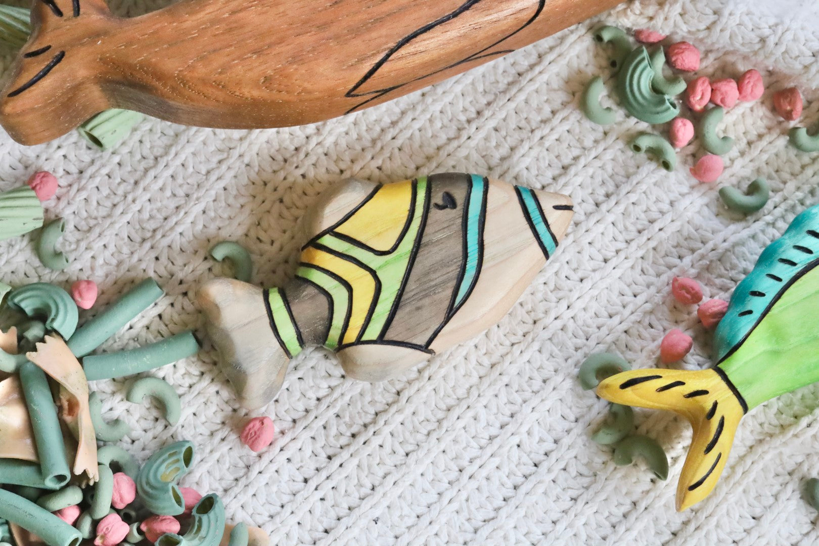 Wooden Humuhumunukunukuapua'a Trigger Fish Toy
