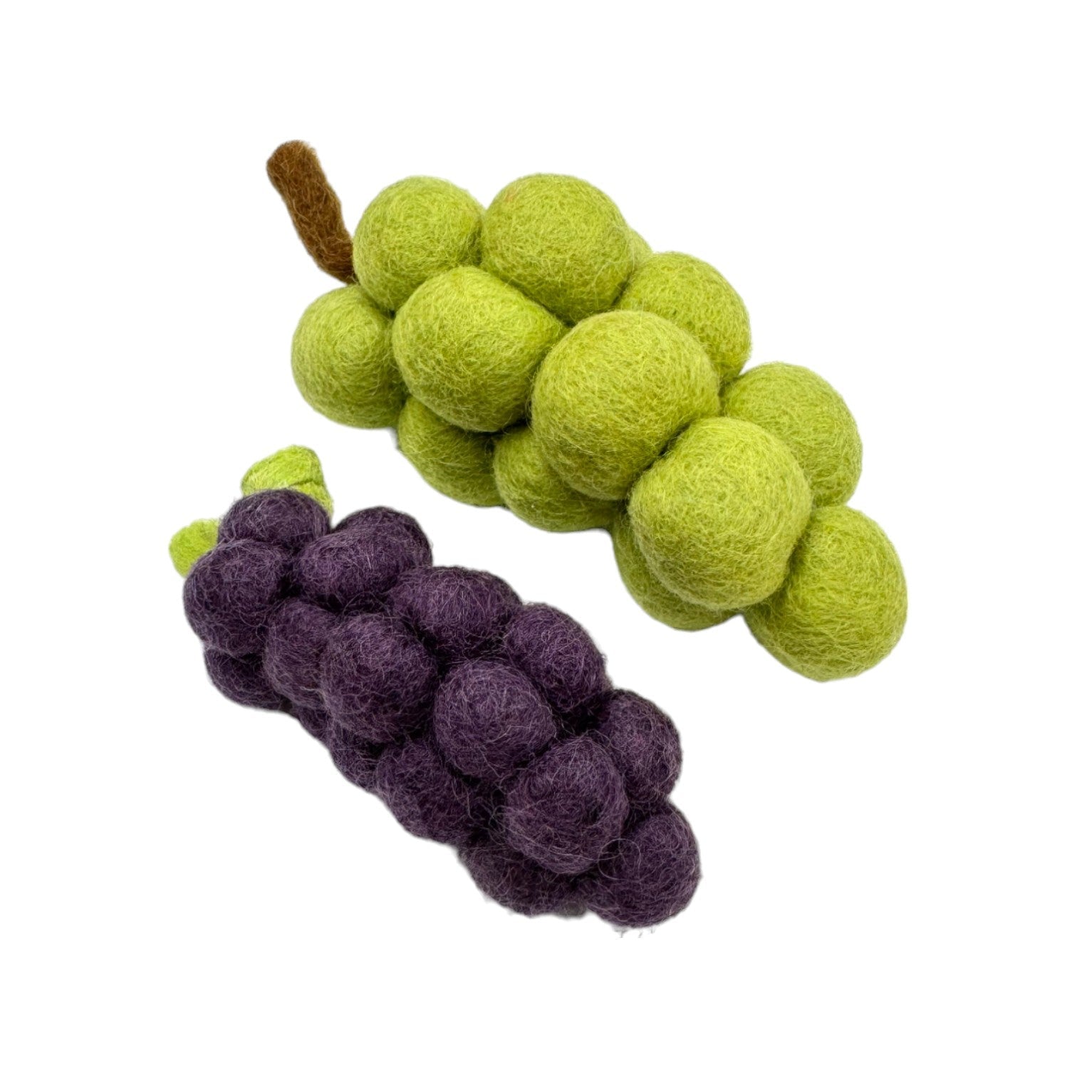 handmade In Nepal 100% Wool Felt Foods Play Set For Pretend Cooking And Farmer's Market Play