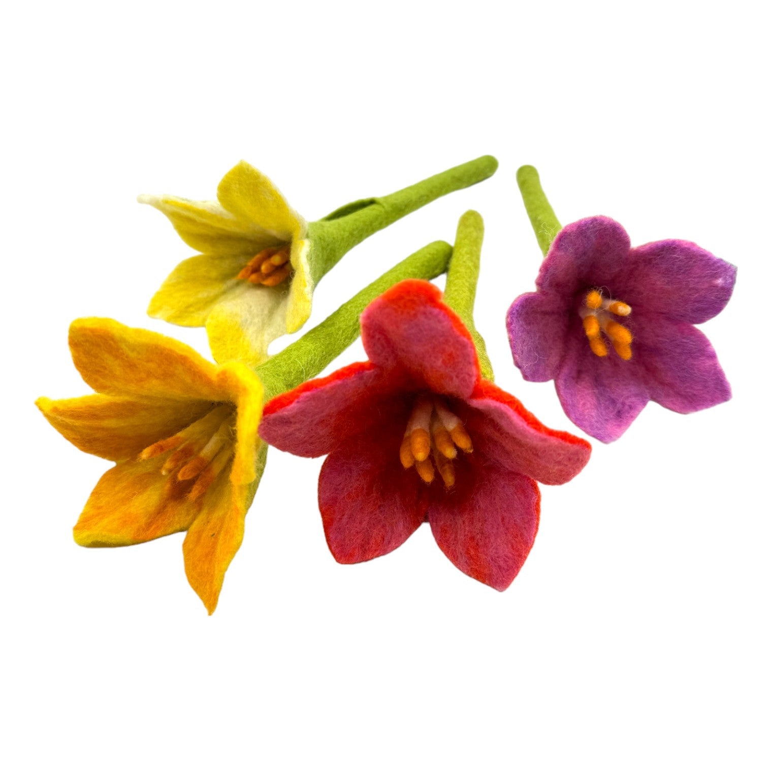 handmade In Nepal 100% Wool Felt Foods Play Set For Pretend Cooking And Farmer's Market Play