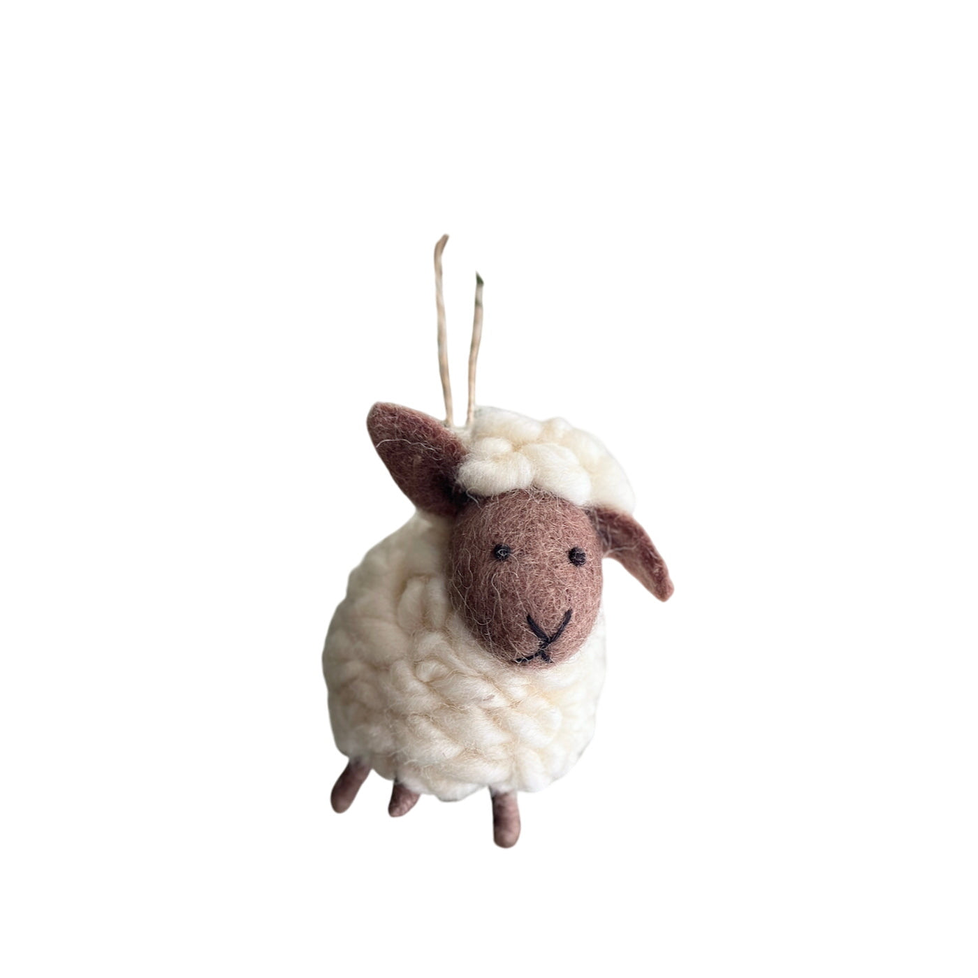 Felt Ornament - Fluffy Sheep