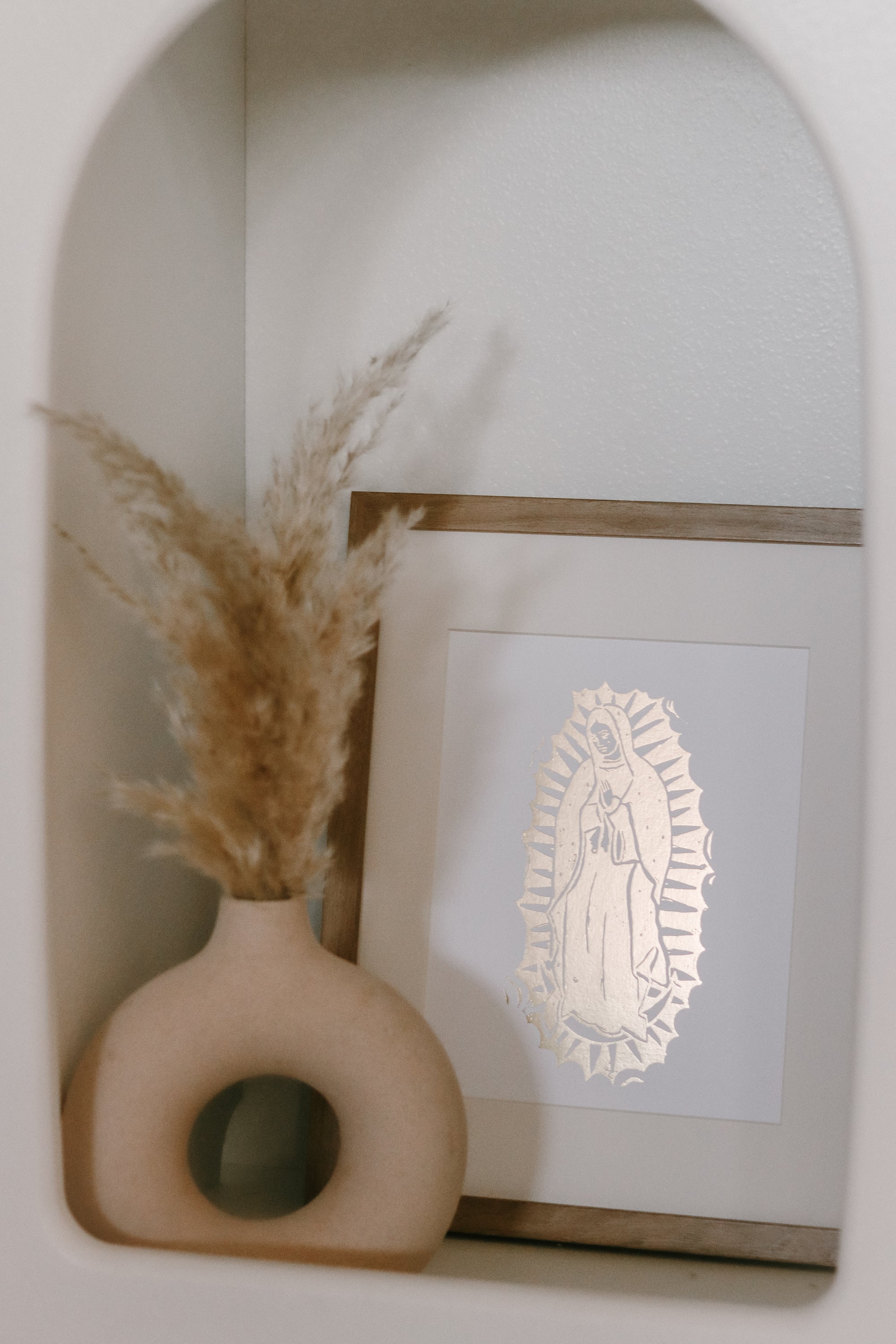 Our Lady Of Guadalupe 8x10 Gold Leaf Print