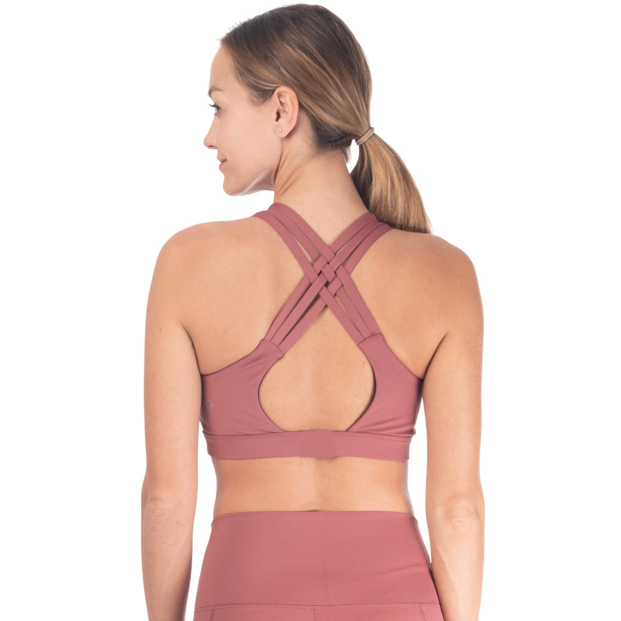 ChloƩ 3 Running Nursing Sports Bra (dusty Rose)