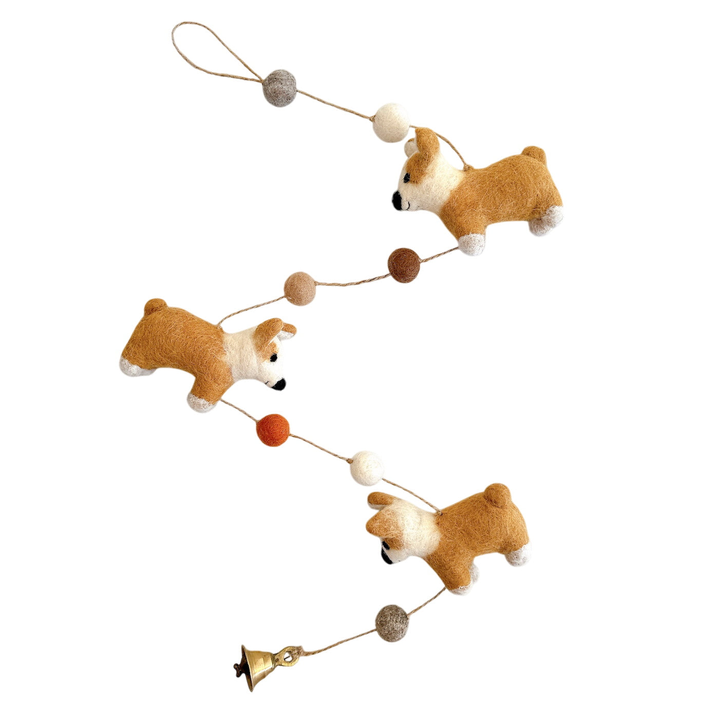 Felt Corgi Garland